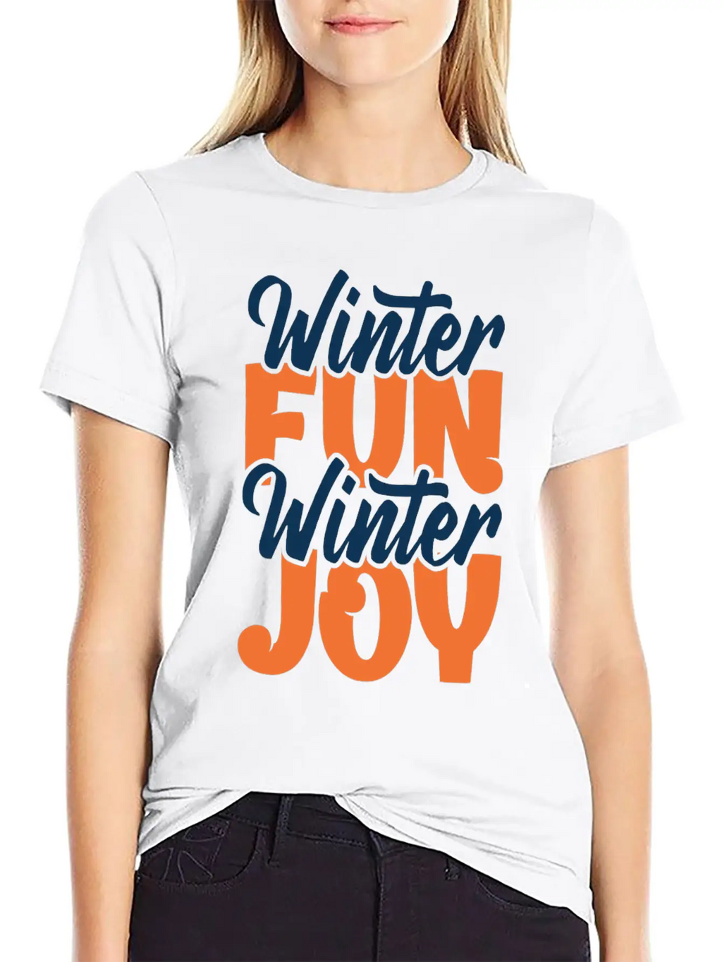 Winter Fun Winter Joy Christmas Holiday Season Breathable Graphic T-Shirt – Perfect For Casual Days