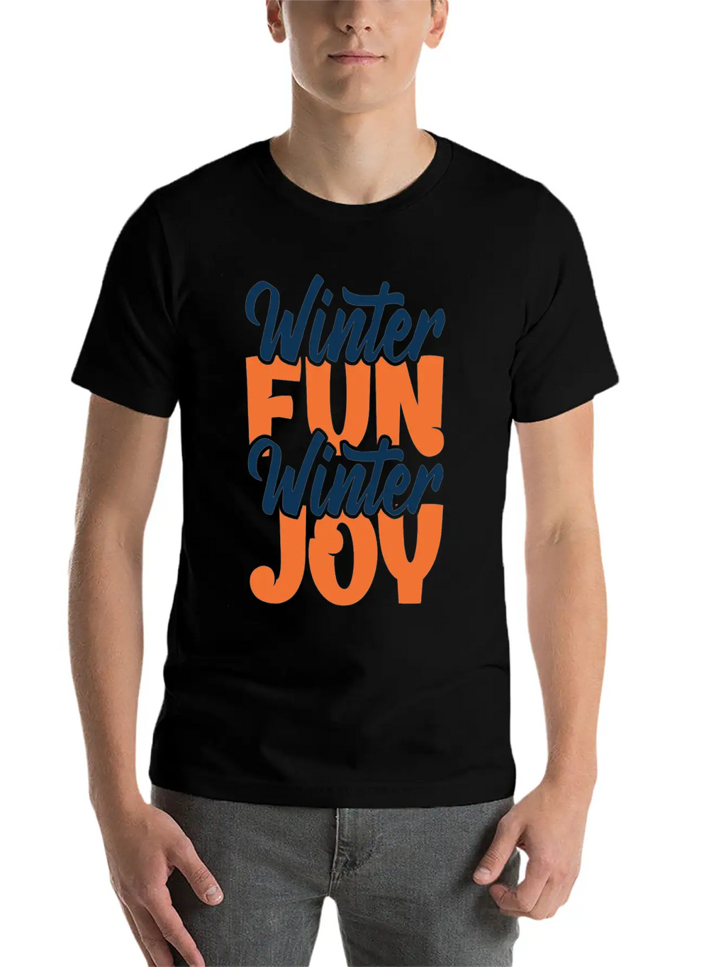 Winter Fun Winter Joy Christmas Holiday Season Breathable Graphic T-Shirt – Perfect For Casual Days