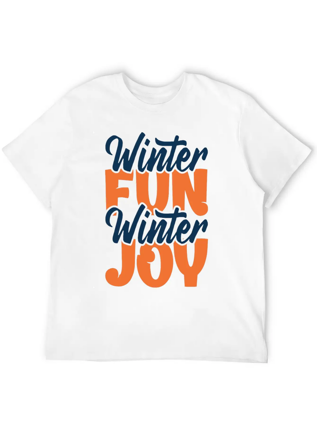 Winter Fun Winter Joy Christmas Holiday Season Breathable Graphic T-Shirt – Perfect For Casual Days