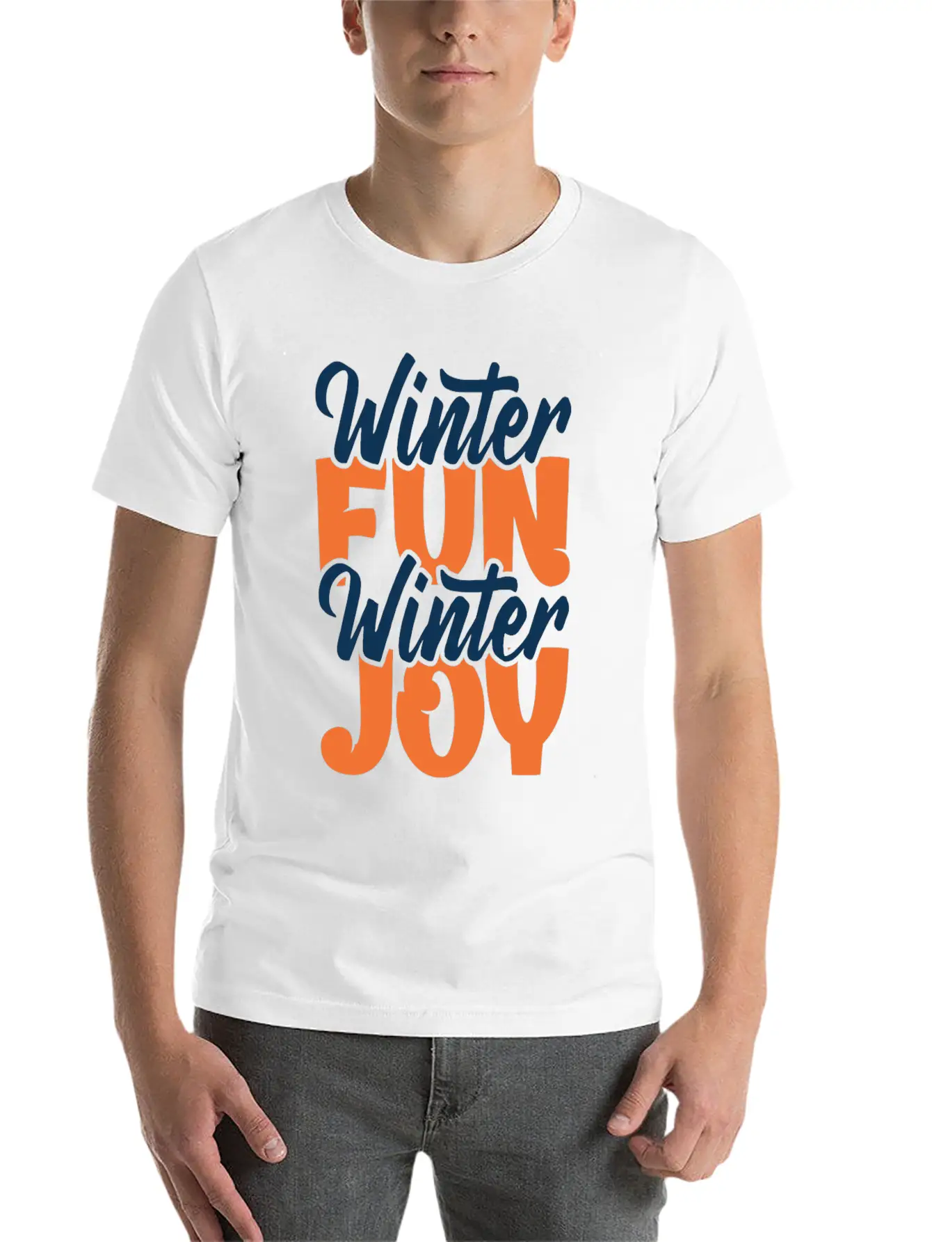 Winter Fun Winter Joy Christmas Holiday Season Breathable Graphic T-Shirt – Perfect For Casual Days