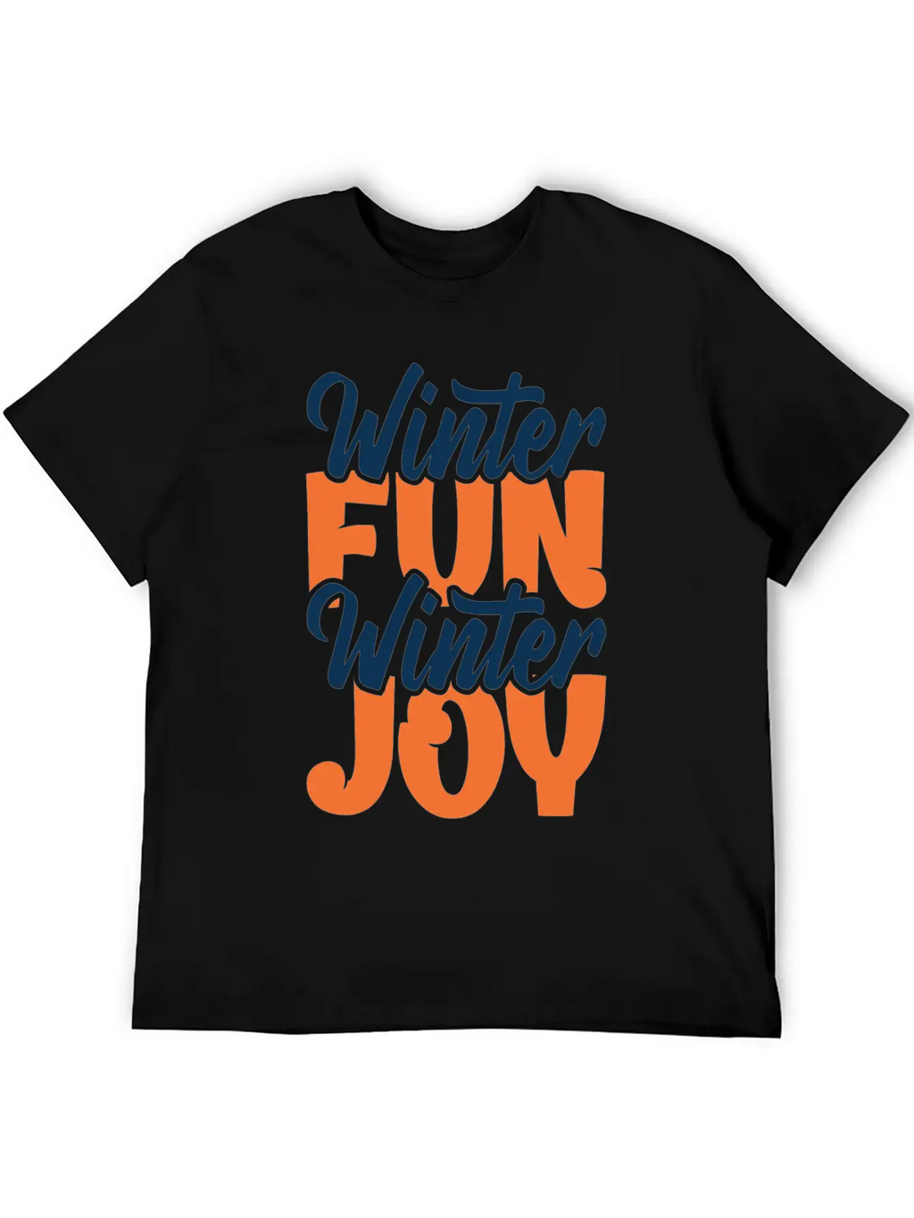 Winter Fun Winter Joy Christmas Holiday Season Breathable Graphic T-Shirt – Perfect For Casual Days