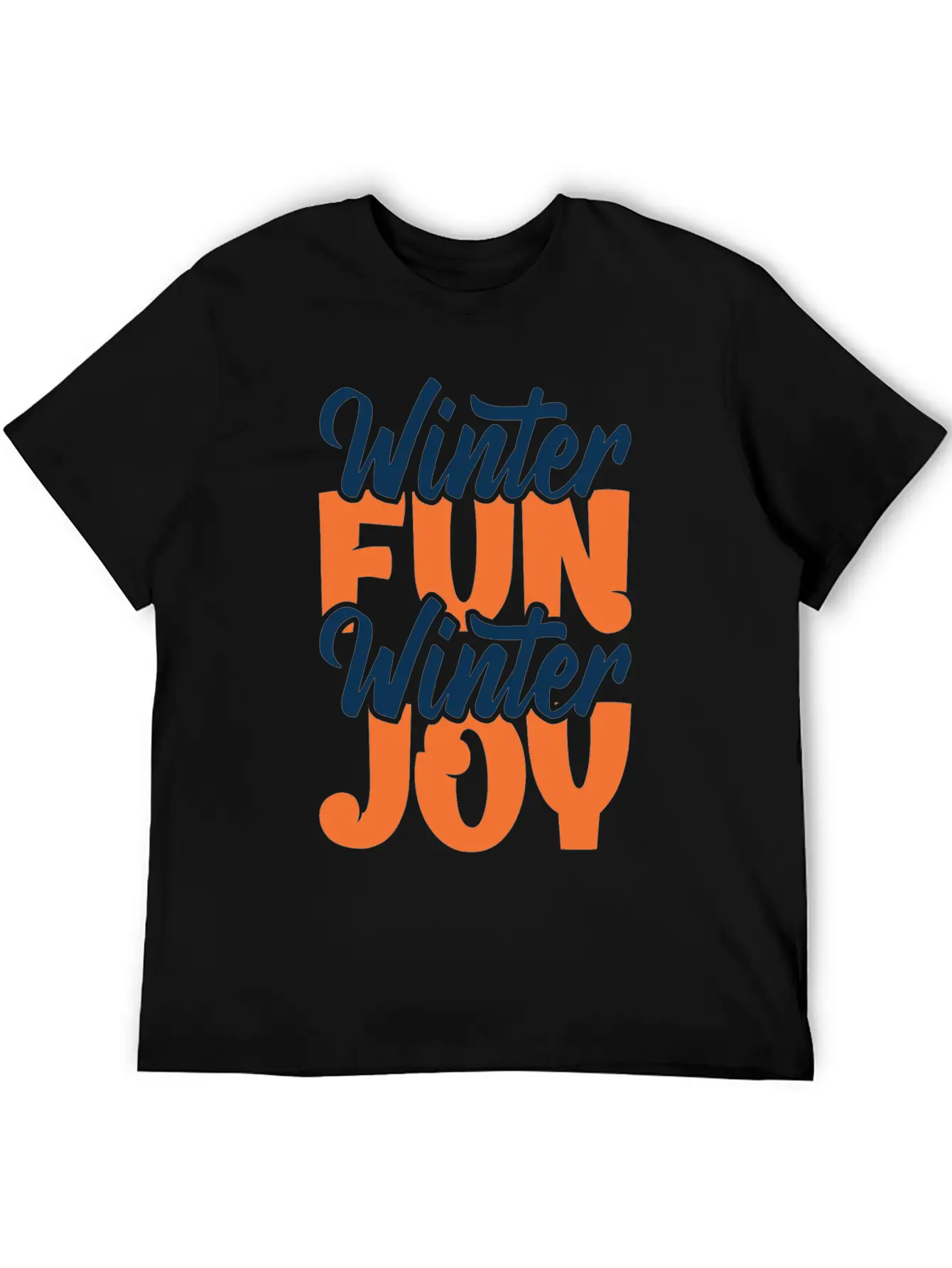 Winter Fun Winter Joy Christmas Holiday Season Breathable Graphic T-Shirt – Perfect For Casual Days