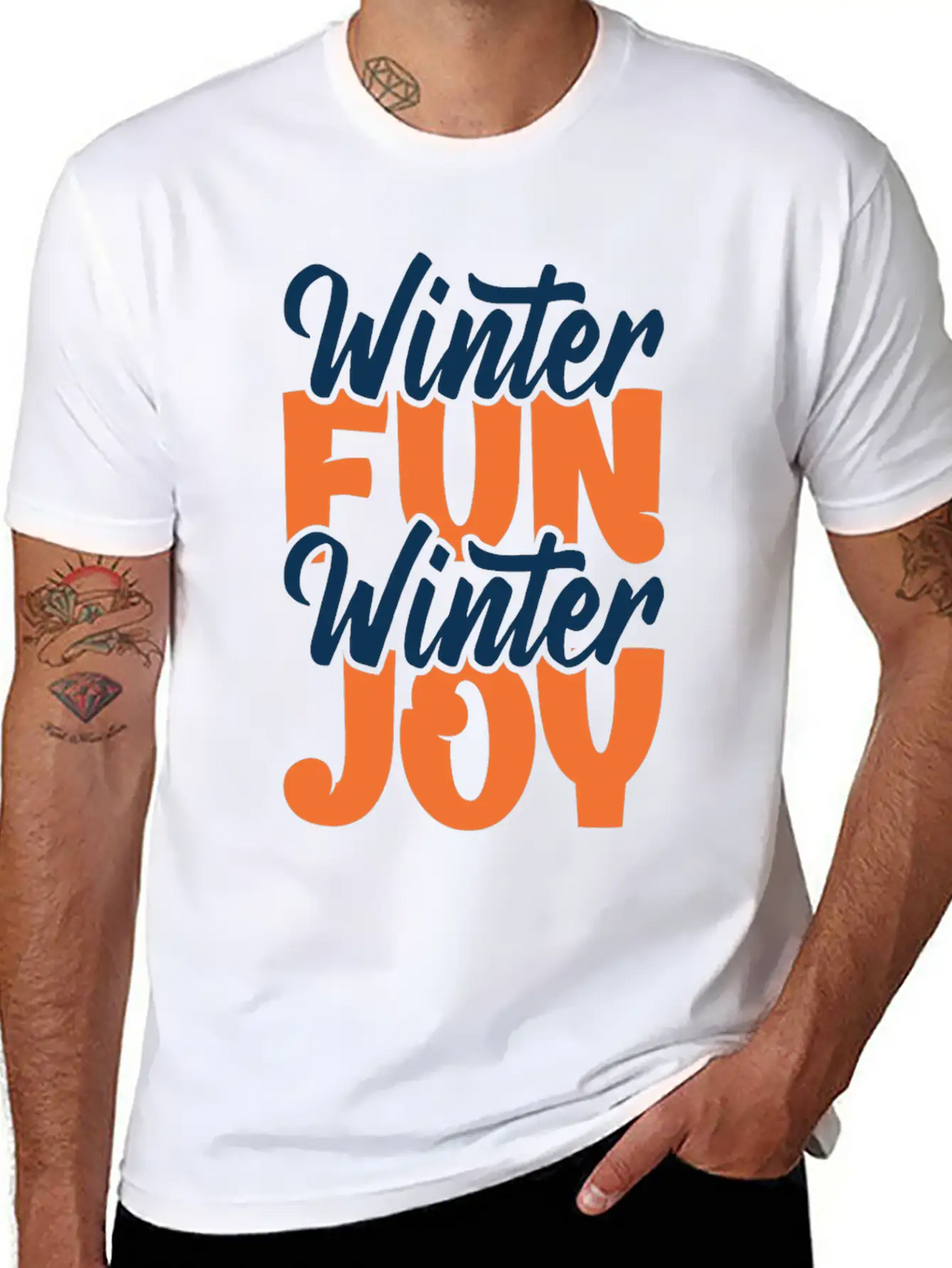 Winter Fun Winter Joy Christmas Holiday Season Breathable Graphic T-Shirt – Perfect For Casual Days