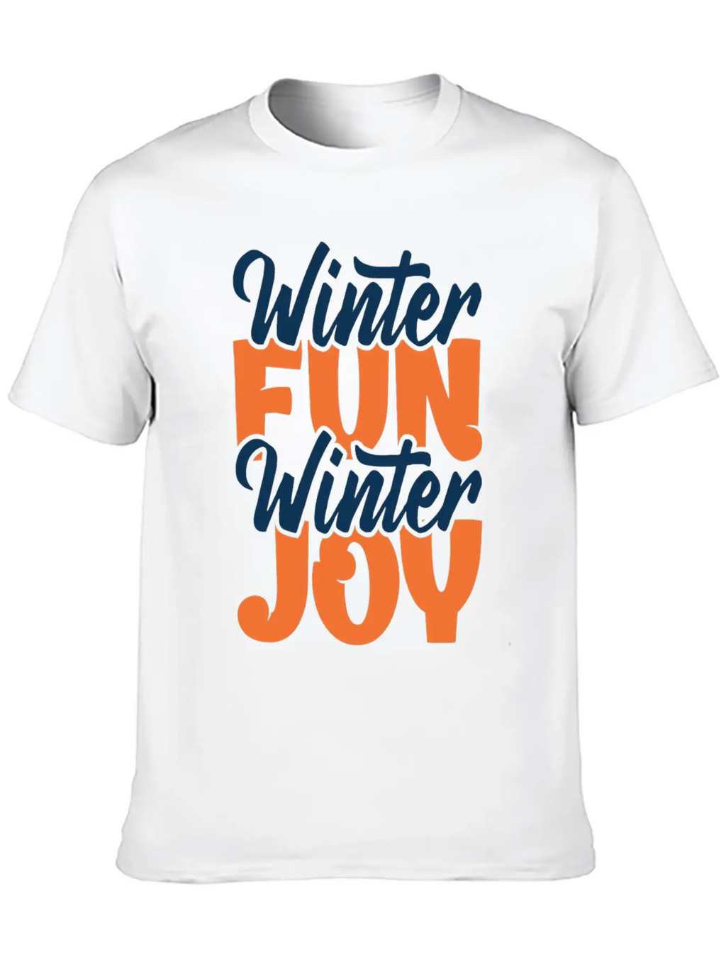 Winter Fun Winter Joy Christmas Holiday Season Breathable Graphic T-Shirt – Perfect For Casual Days