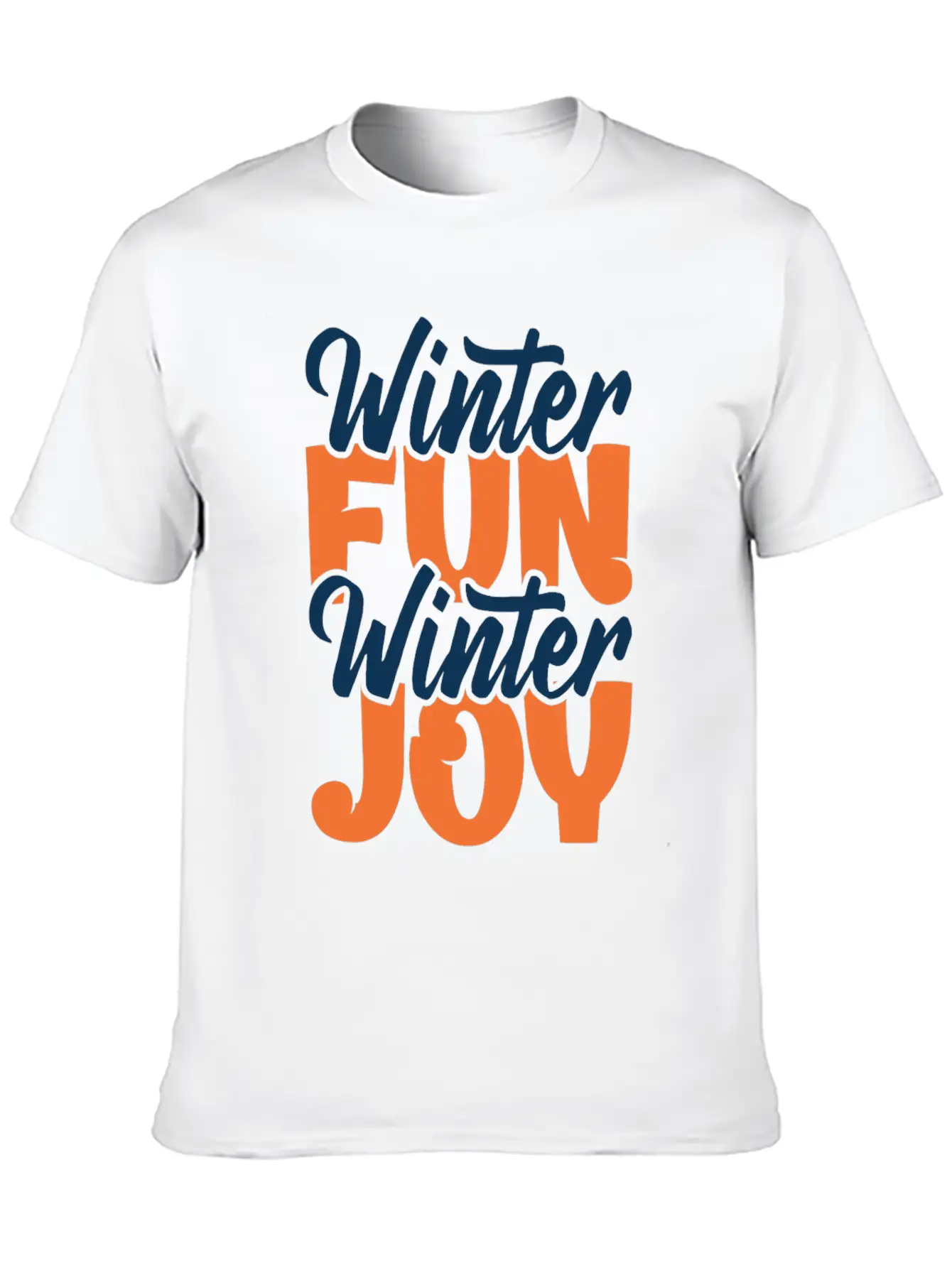 Winter Fun Winter Joy Christmas Holiday Season Breathable Graphic T-Shirt – Perfect For Casual Days
