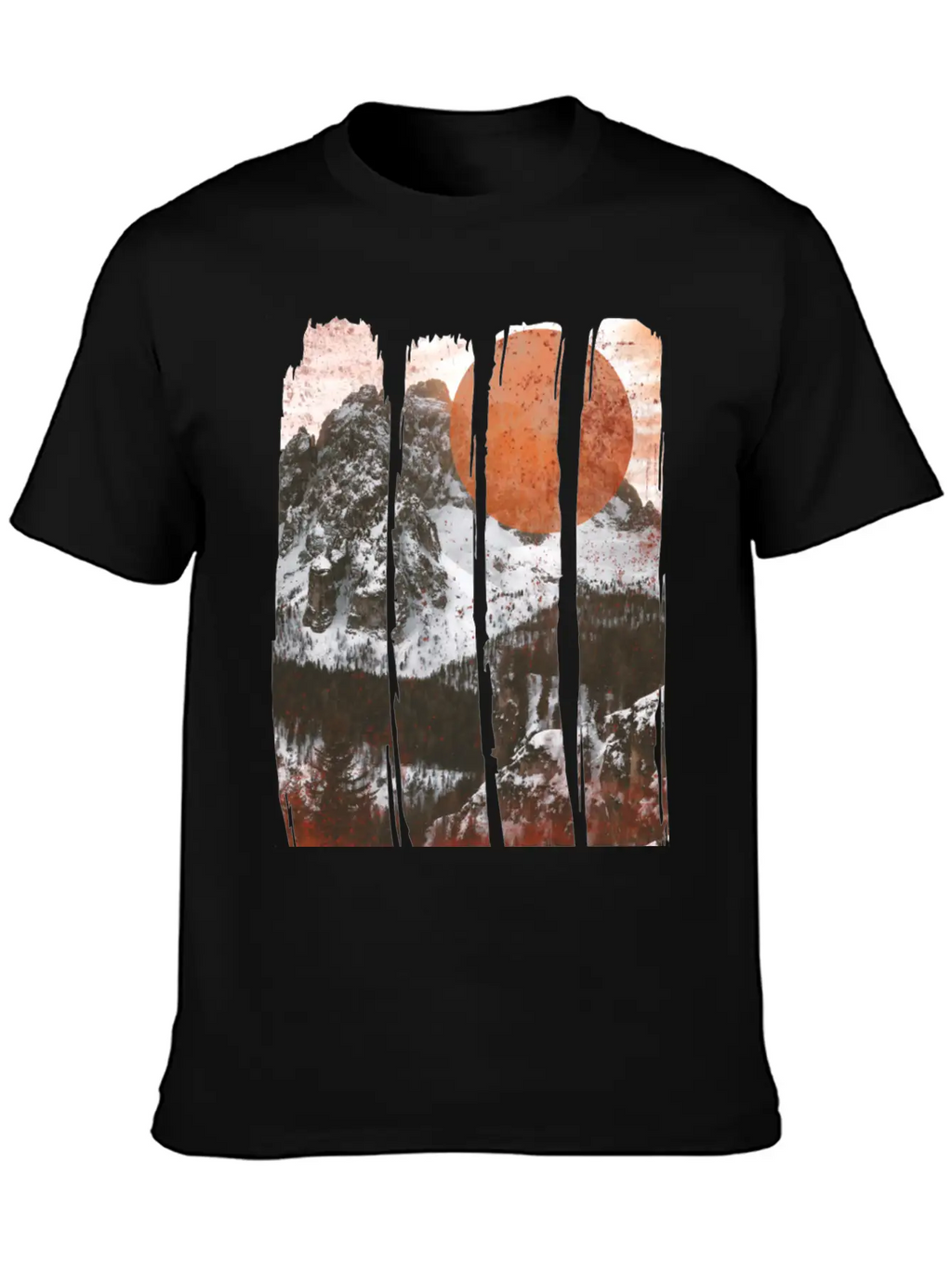 Winter Landscape Classic Cotton Tee – Unisex Comfort For Any Season