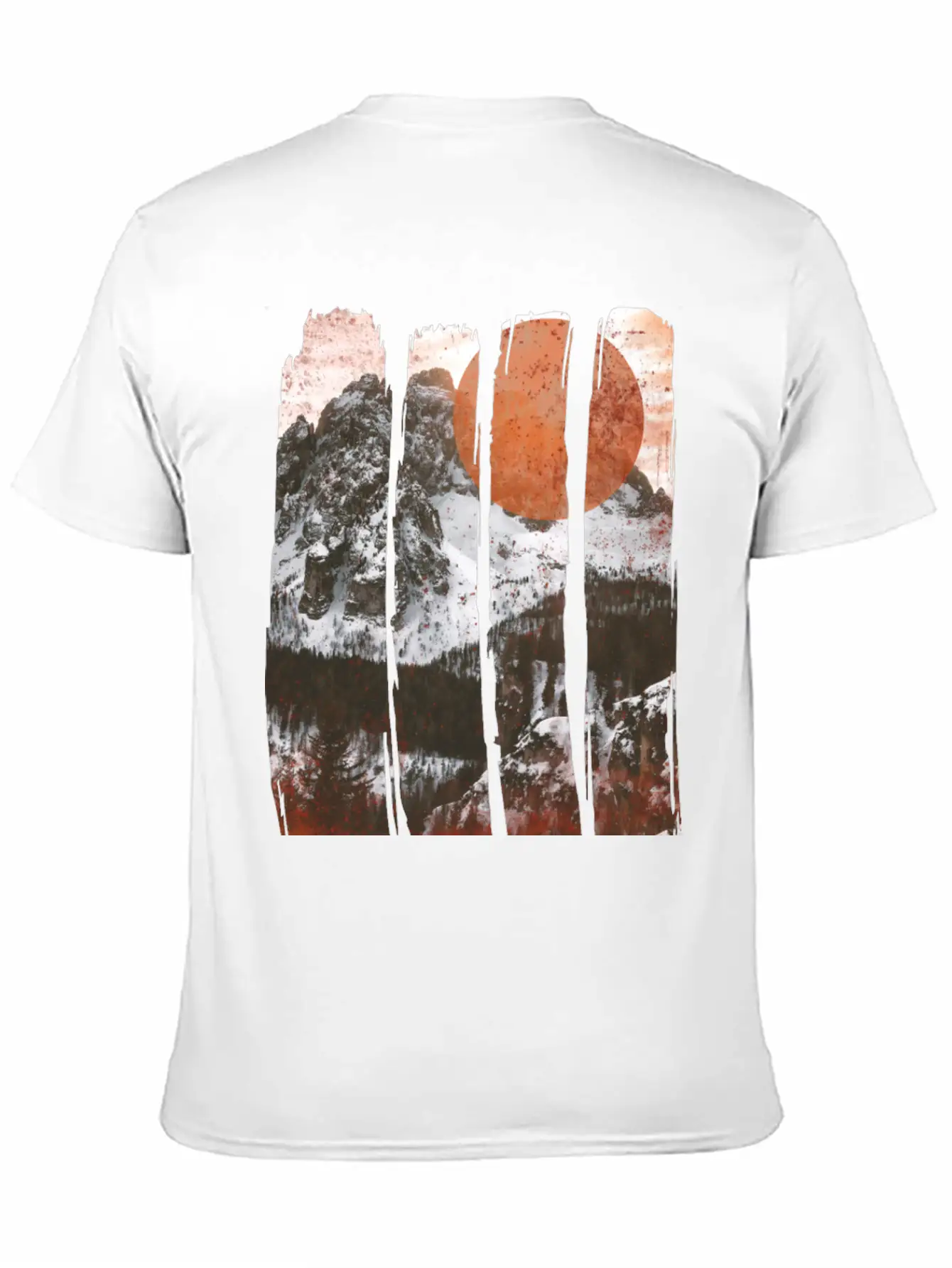 Winter Landscape Classic Cotton Tee – Unisex Comfort For Any Season