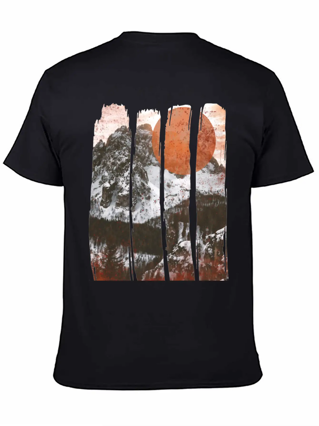 Winter Landscape Classic Cotton Tee – Unisex Comfort For Any Season