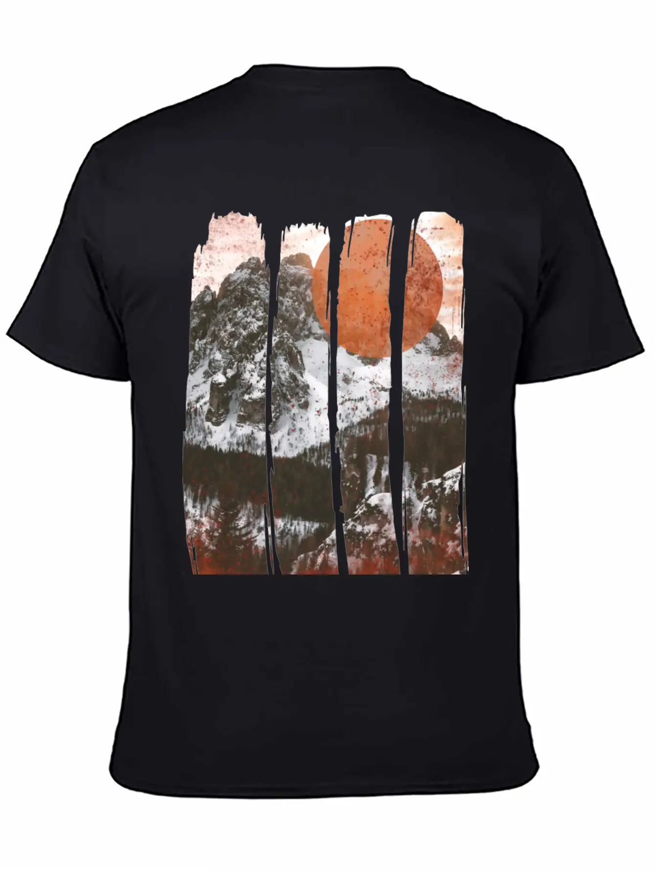 Winter Landscape Classic Cotton Tee – Unisex Comfort For Any Season