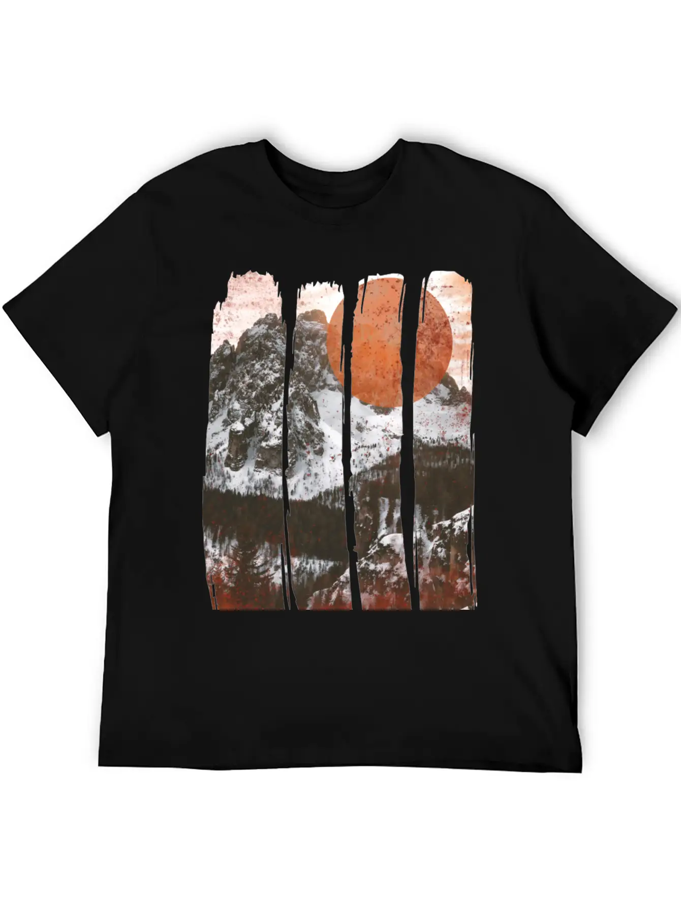 Winter Landscape Classic Cotton Tee – Unisex Comfort For Any Season
