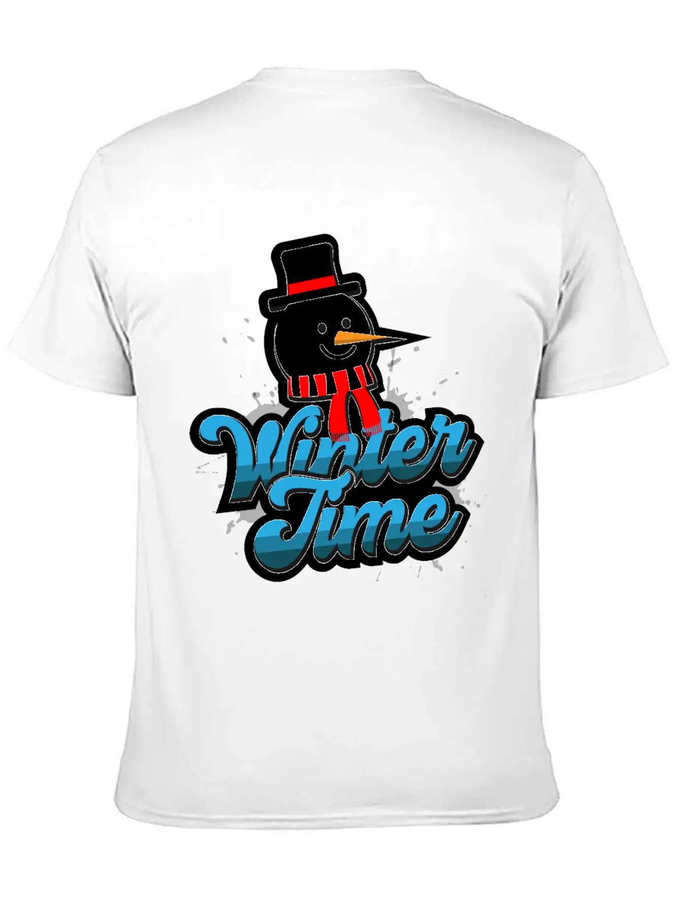 Winter Time Unisex Casual T-Shirt – Clean Design For Daily Comfort
