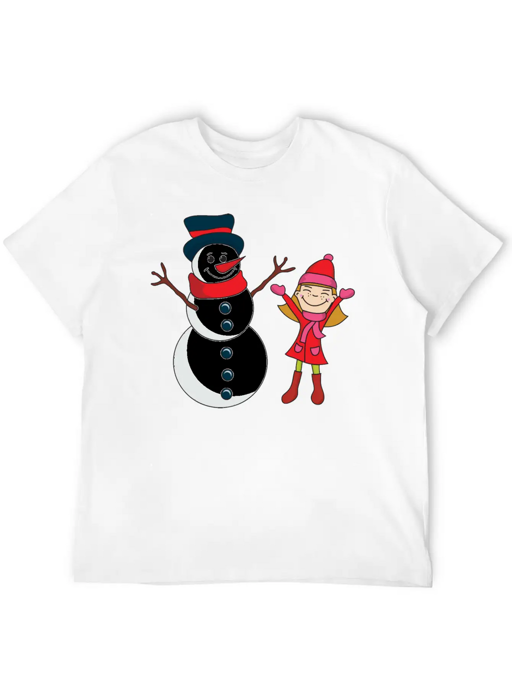 Winter Unisex Casual T-Shirt – Clean Design For Daily Comfort