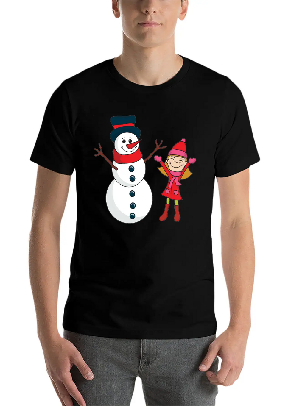 Winter Unisex Casual T-Shirt – Clean Design For Daily Comfort