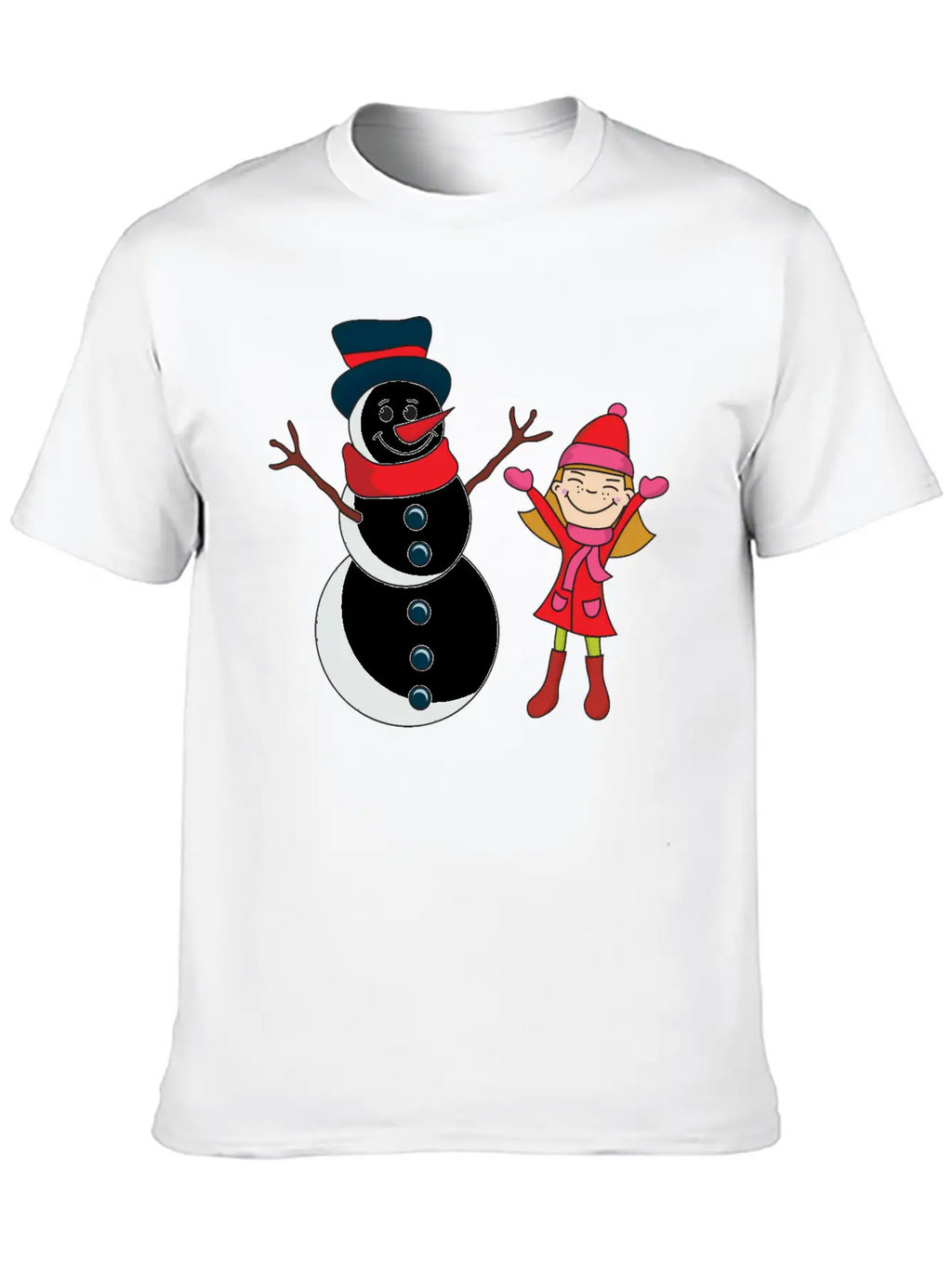 Winter Unisex Casual T-Shirt – Clean Design For Daily Comfort
