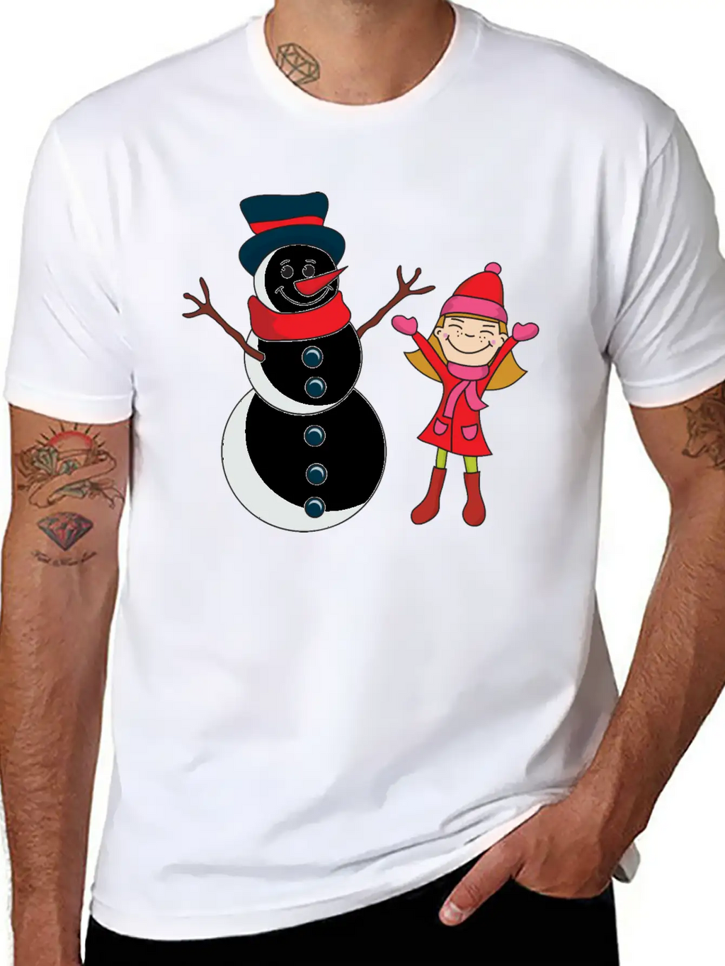 Winter Unisex Casual T-Shirt – Clean Design For Daily Comfort