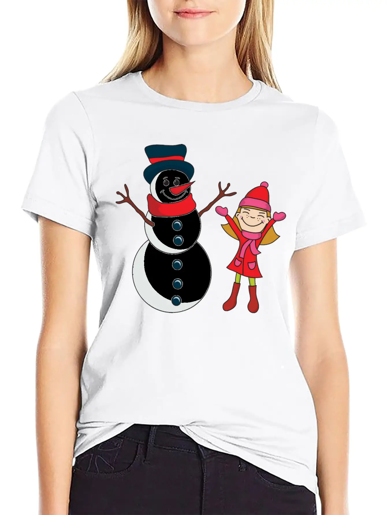 Winter Unisex Casual T-Shirt – Clean Design For Daily Comfort