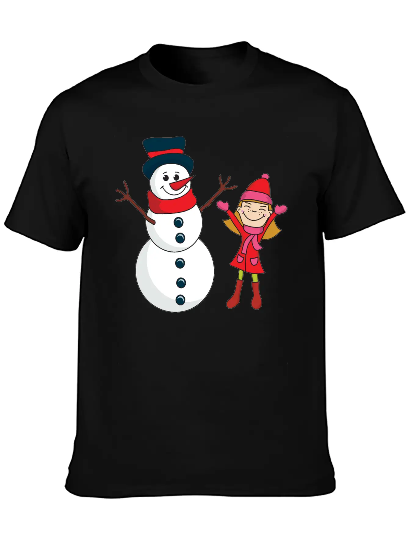Winter Unisex Casual T-Shirt – Clean Design For Daily Comfort