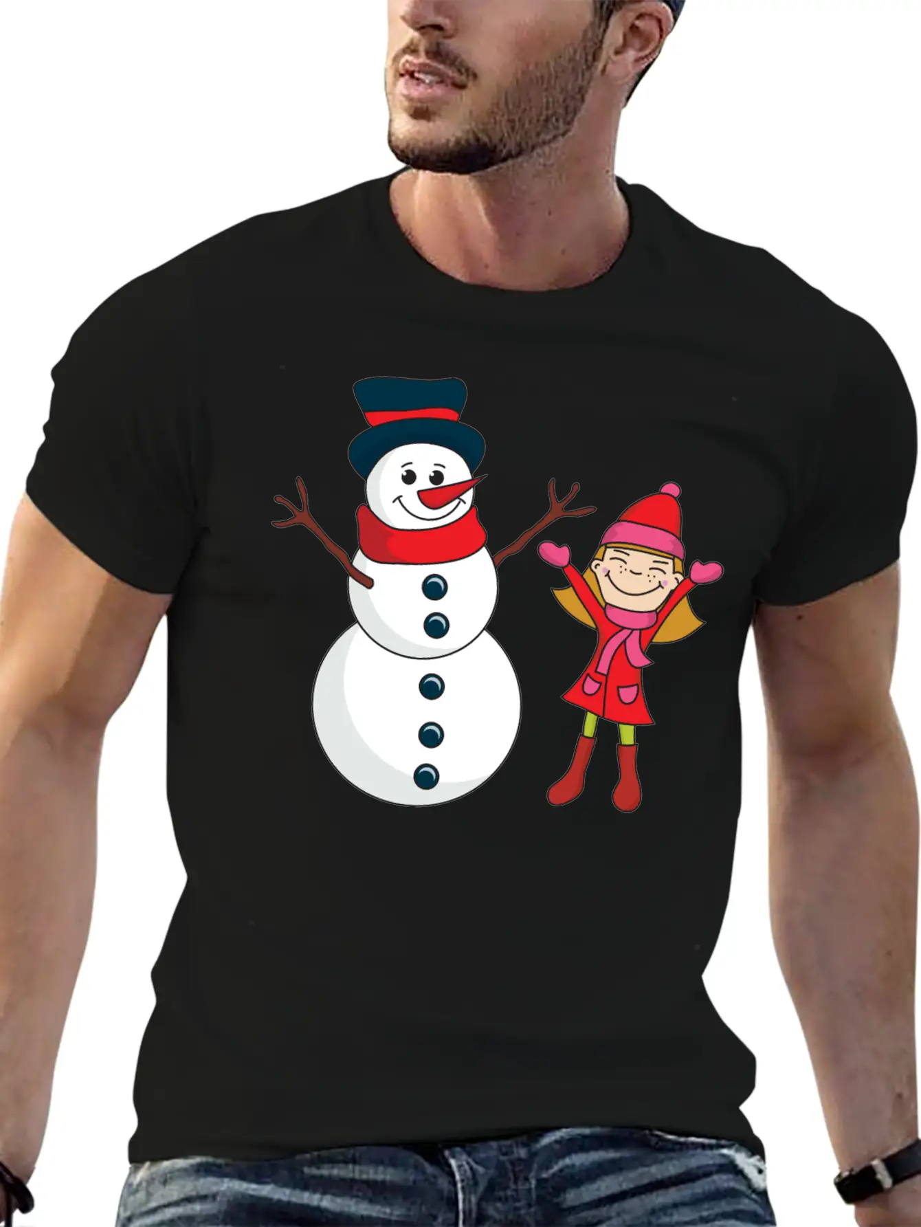 Winter Unisex Casual T-Shirt – Clean Design For Daily Comfort