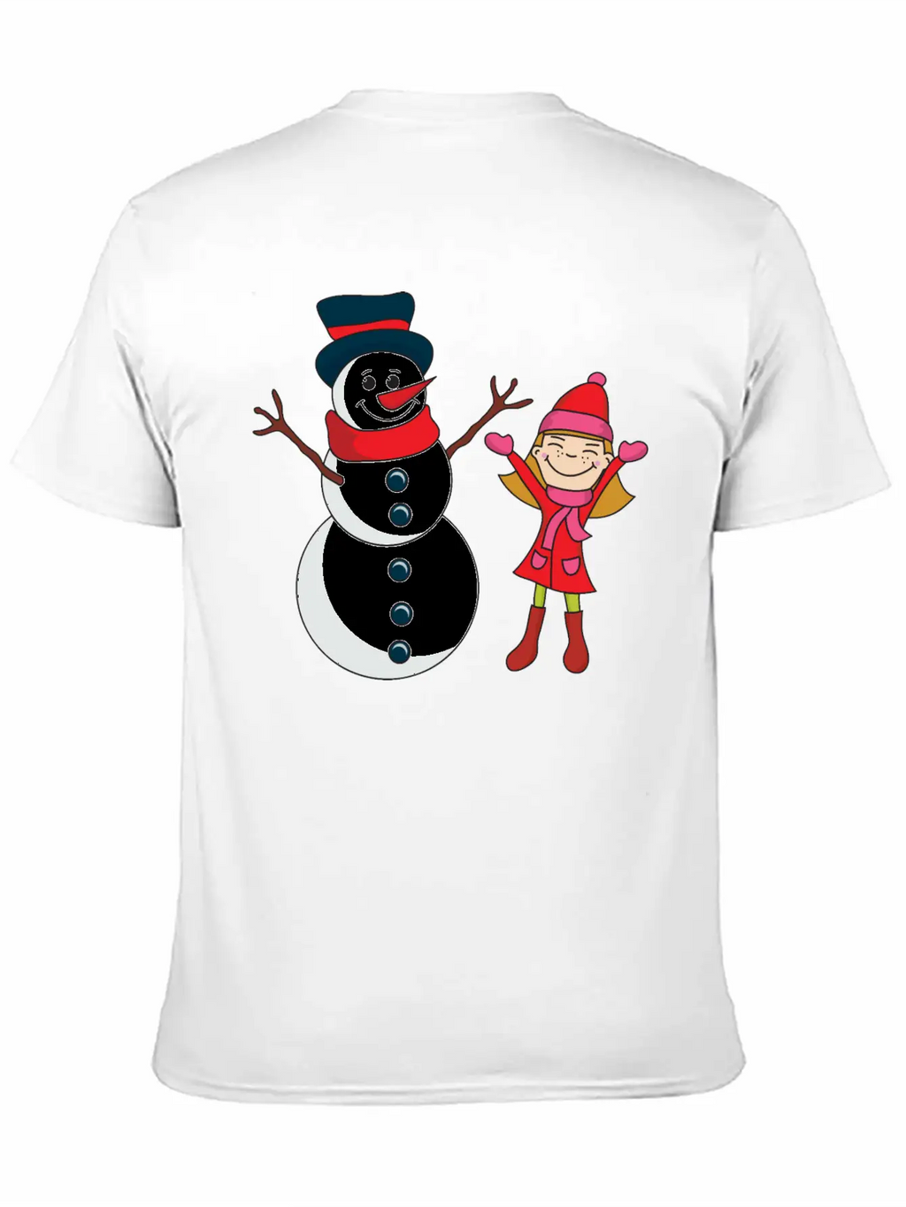 Winter Unisex Casual T-Shirt – Clean Design For Daily Comfort