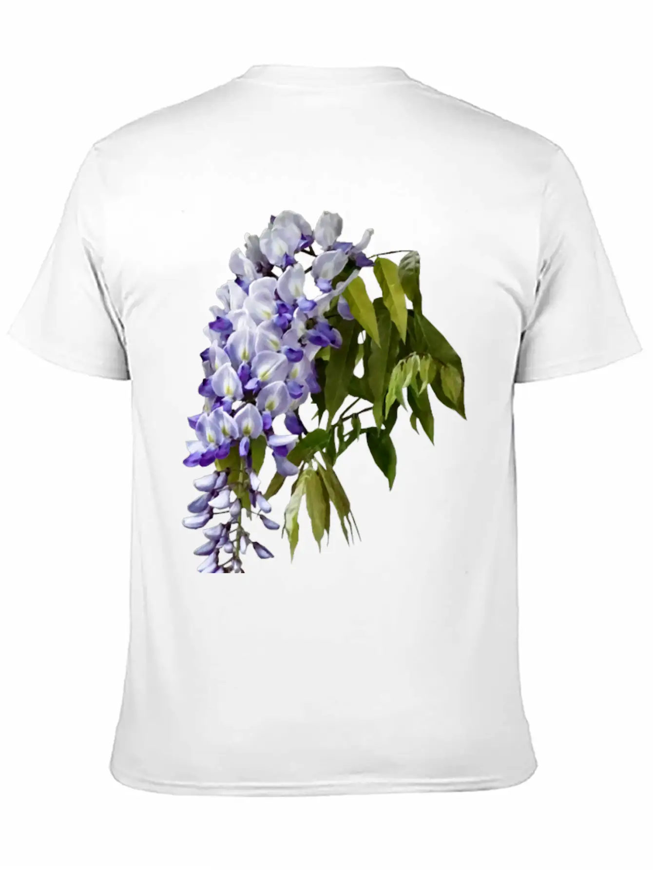 Wisteria And Leaves Unisex Casual T-Shirt – Clean Design For Daily Comfort