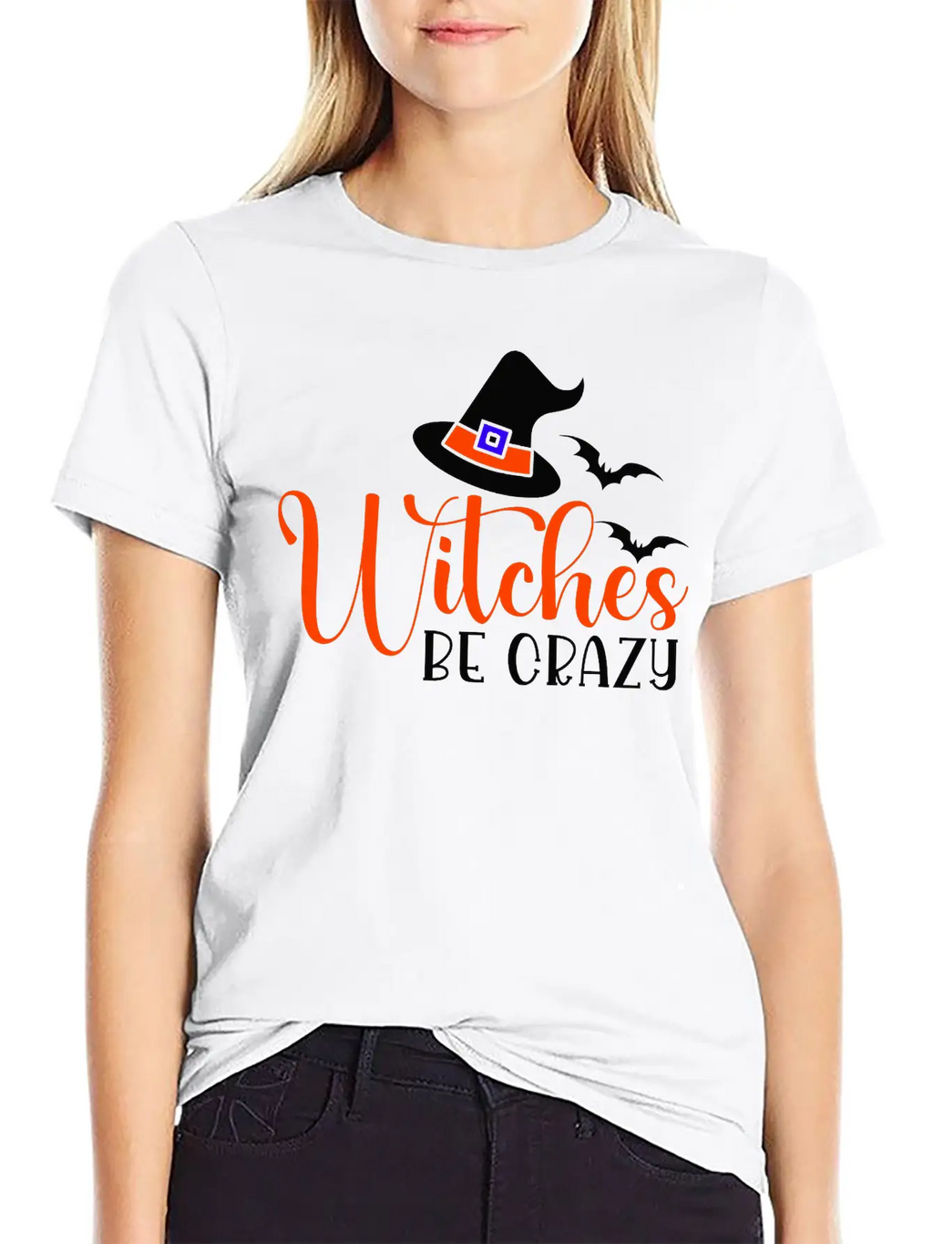 Witches Be Crazy Classic Cotton Tee – Unisex Comfort For Any Season