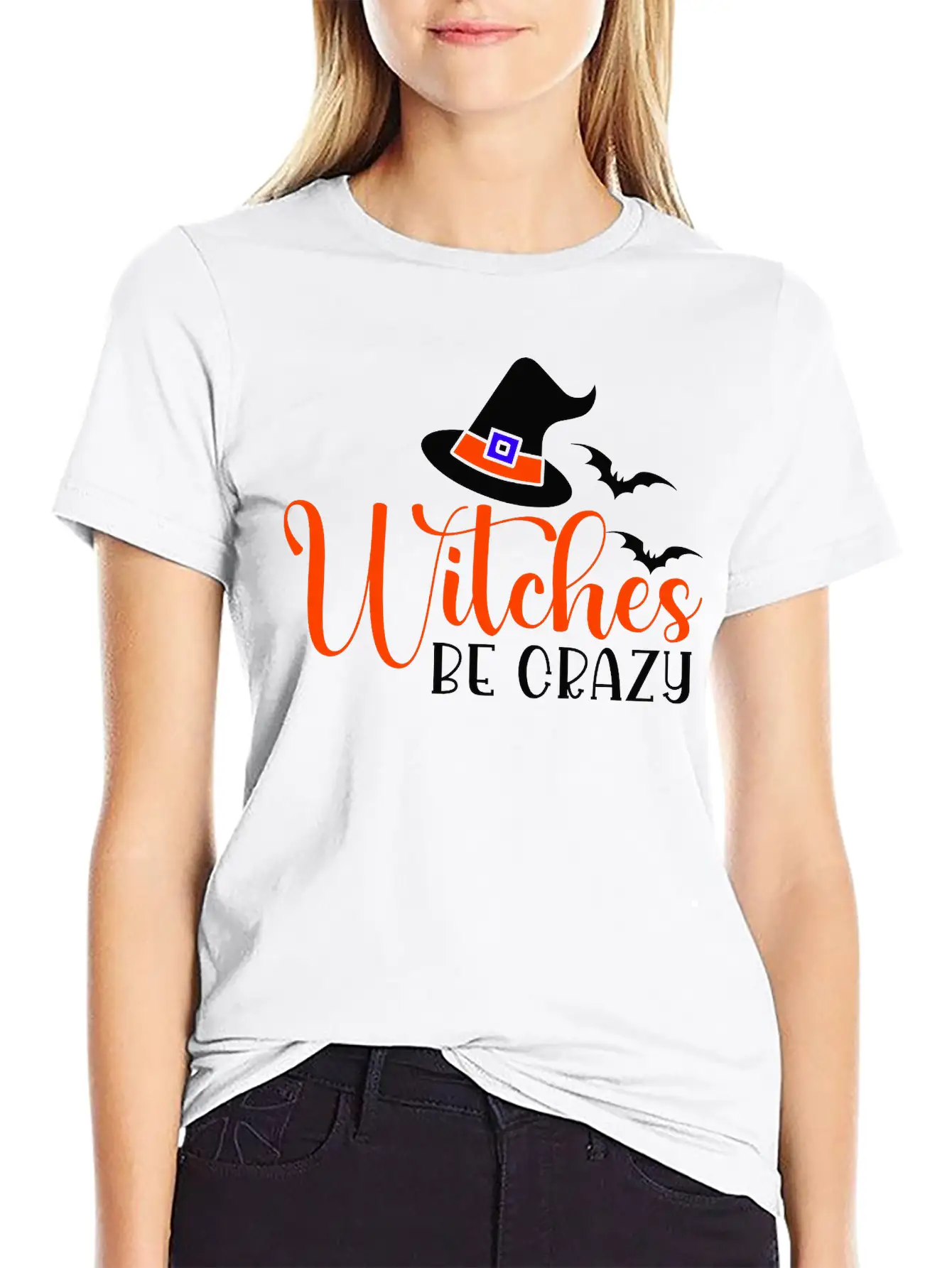Witches Be Crazy Classic Cotton Tee – Unisex Comfort For Any Season