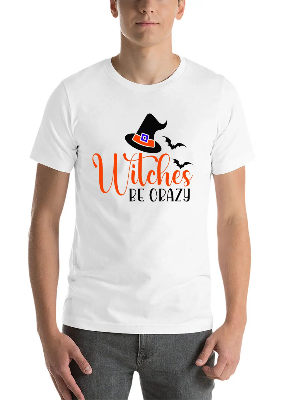 Witches Be Crazy Classic Cotton Tee – Unisex Comfort For Any Season