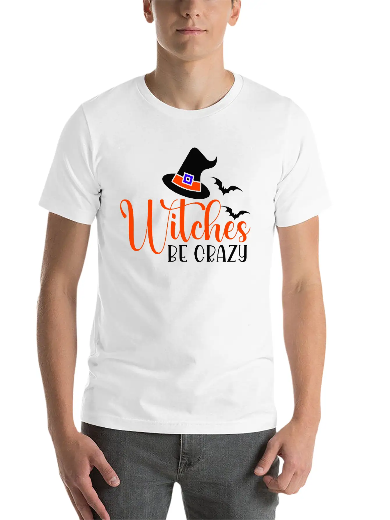 Witches Be Crazy Classic Cotton Tee – Unisex Comfort For Any Season