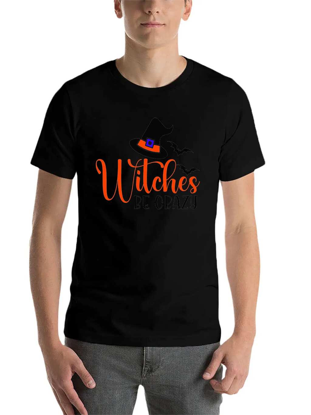 Witches Be Crazy Classic Cotton Tee – Unisex Comfort For Any Season