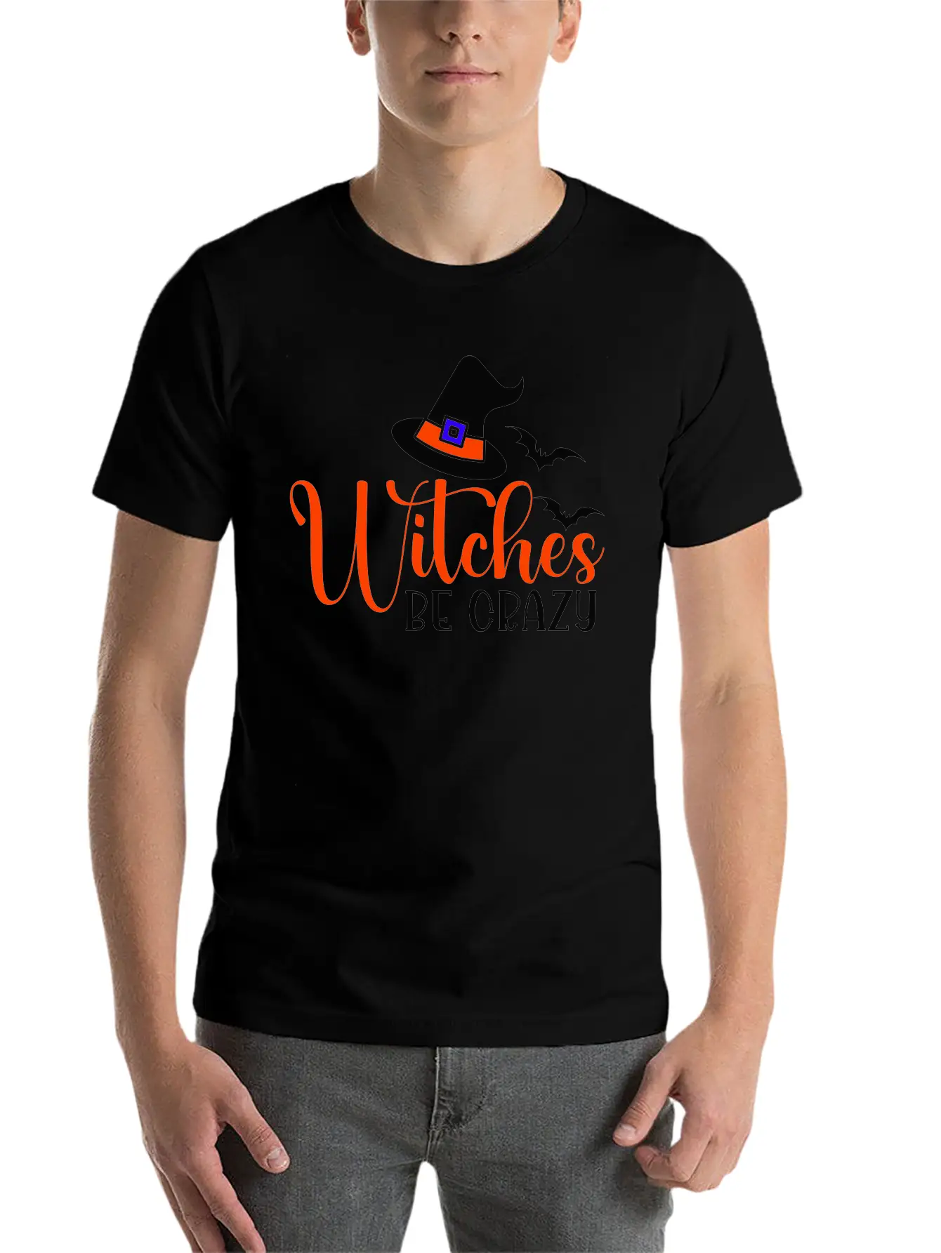 Witches Be Crazy Classic Cotton Tee – Unisex Comfort For Any Season