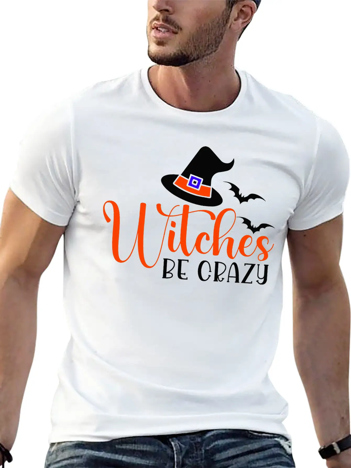 Witches Be Crazy Classic Cotton Tee – Unisex Comfort For Any Season
