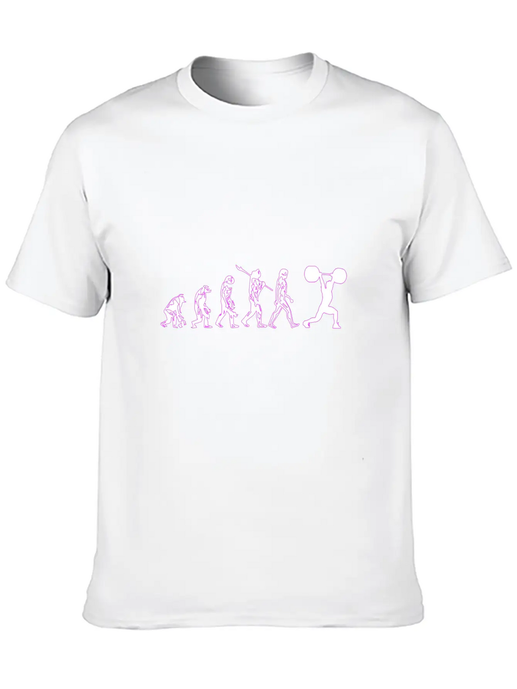 With Dumbbell Training For Evolution Stylish Everyday T-Shirt – Unisex Basic Cotton Tee