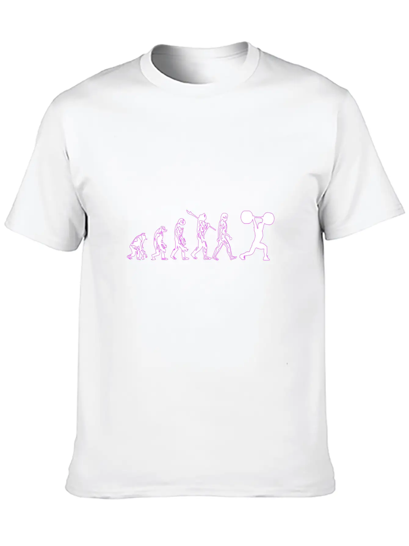 With Dumbbell Training For Evolution Stylish Everyday T-Shirt – Unisex Basic Cotton Tee