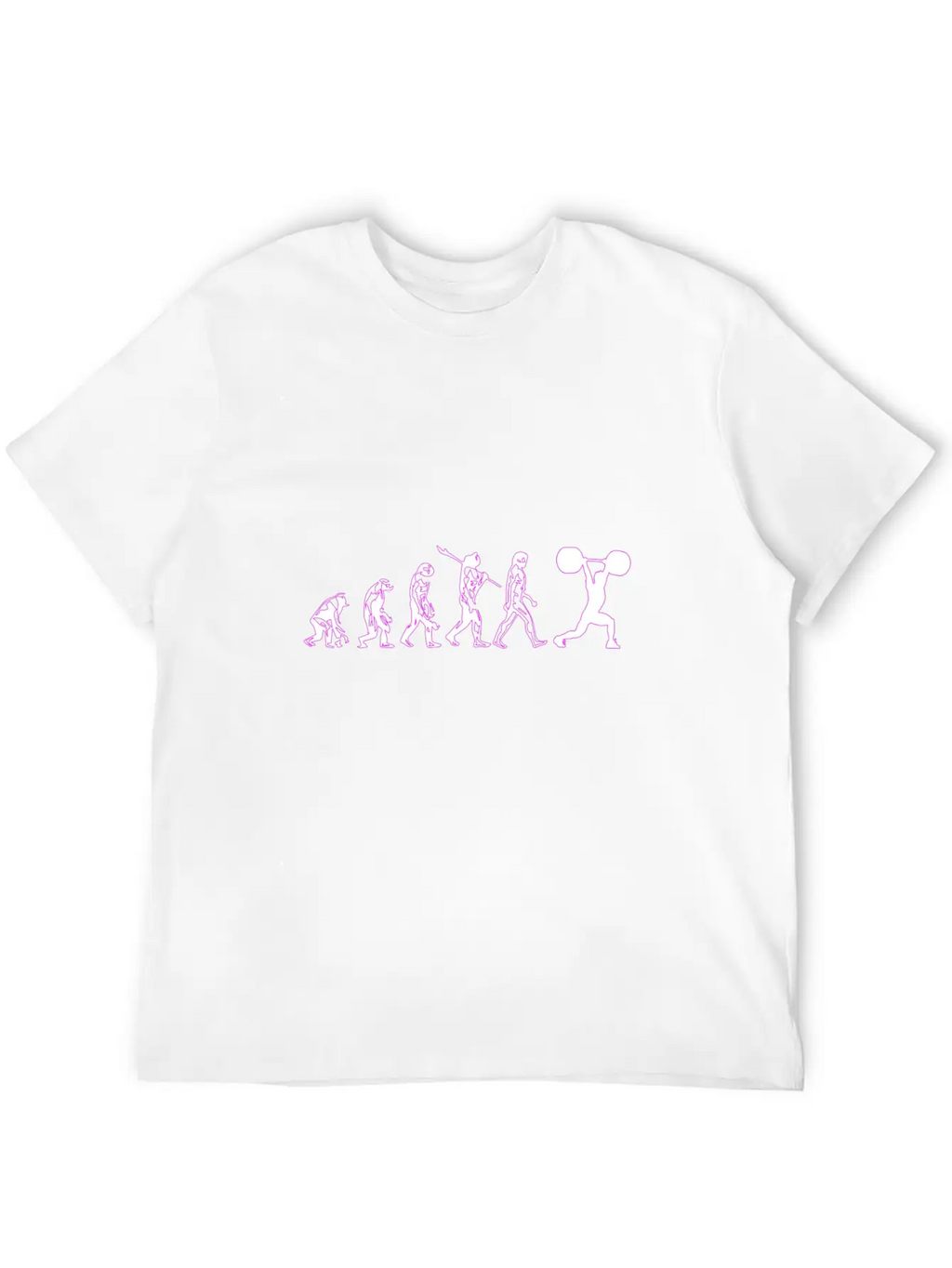 With Dumbbell Training For Evolution Stylish Everyday T-Shirt – Unisex Basic Cotton Tee