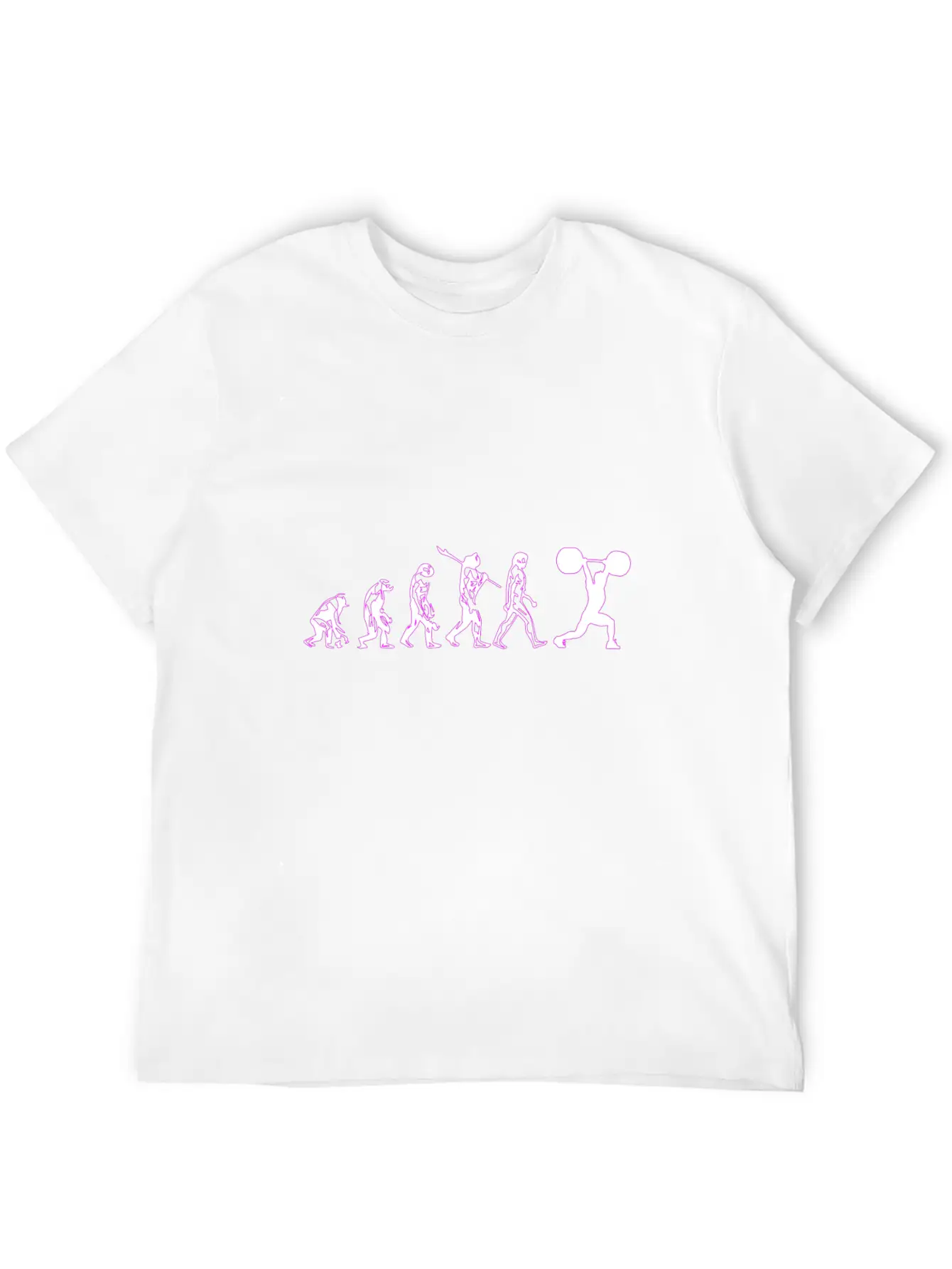 With Dumbbell Training For Evolution Stylish Everyday T-Shirt – Unisex Basic Cotton Tee