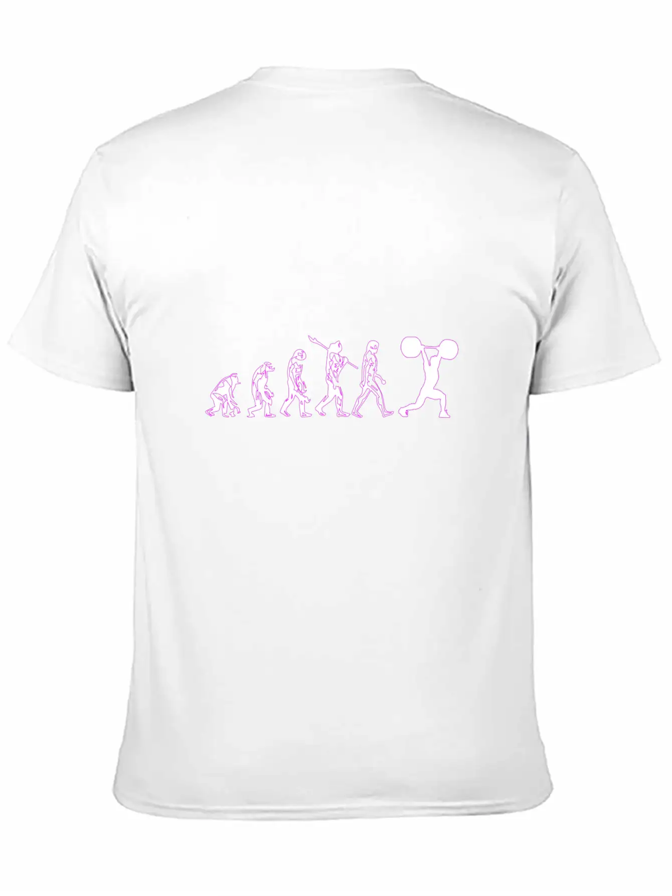With Dumbbell Training For Evolution Stylish Everyday T-Shirt – Unisex Basic Cotton Tee