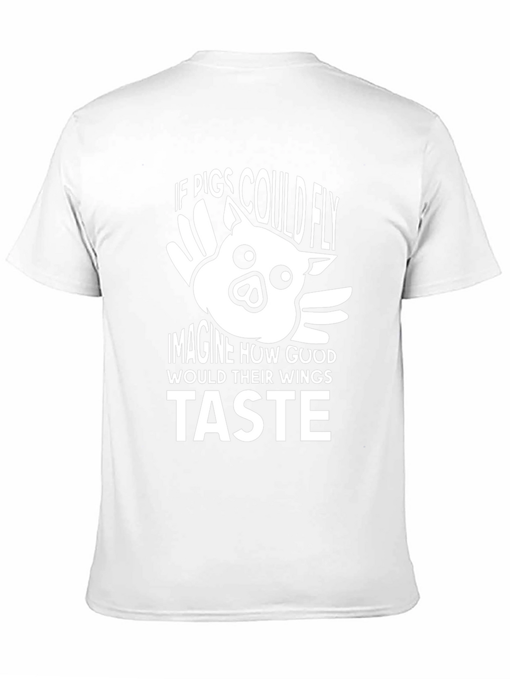 Funny Pig Wings Graphic T-Shirt - Unisex Black Tee