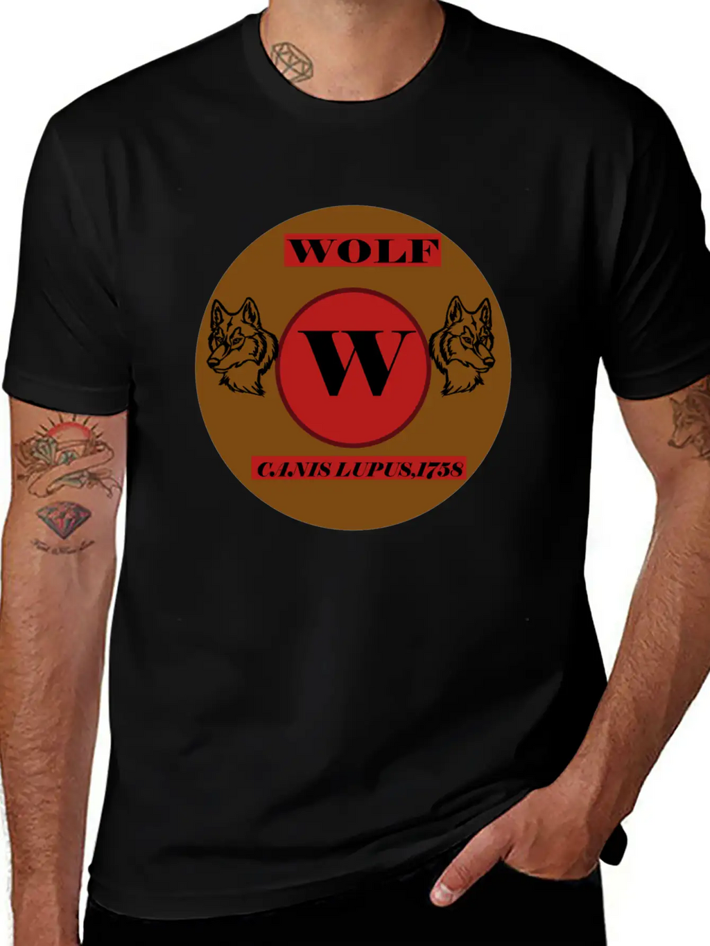 WOLF 1758 Breathable Soft Cotton T-Shirt – Timeless Casual Look