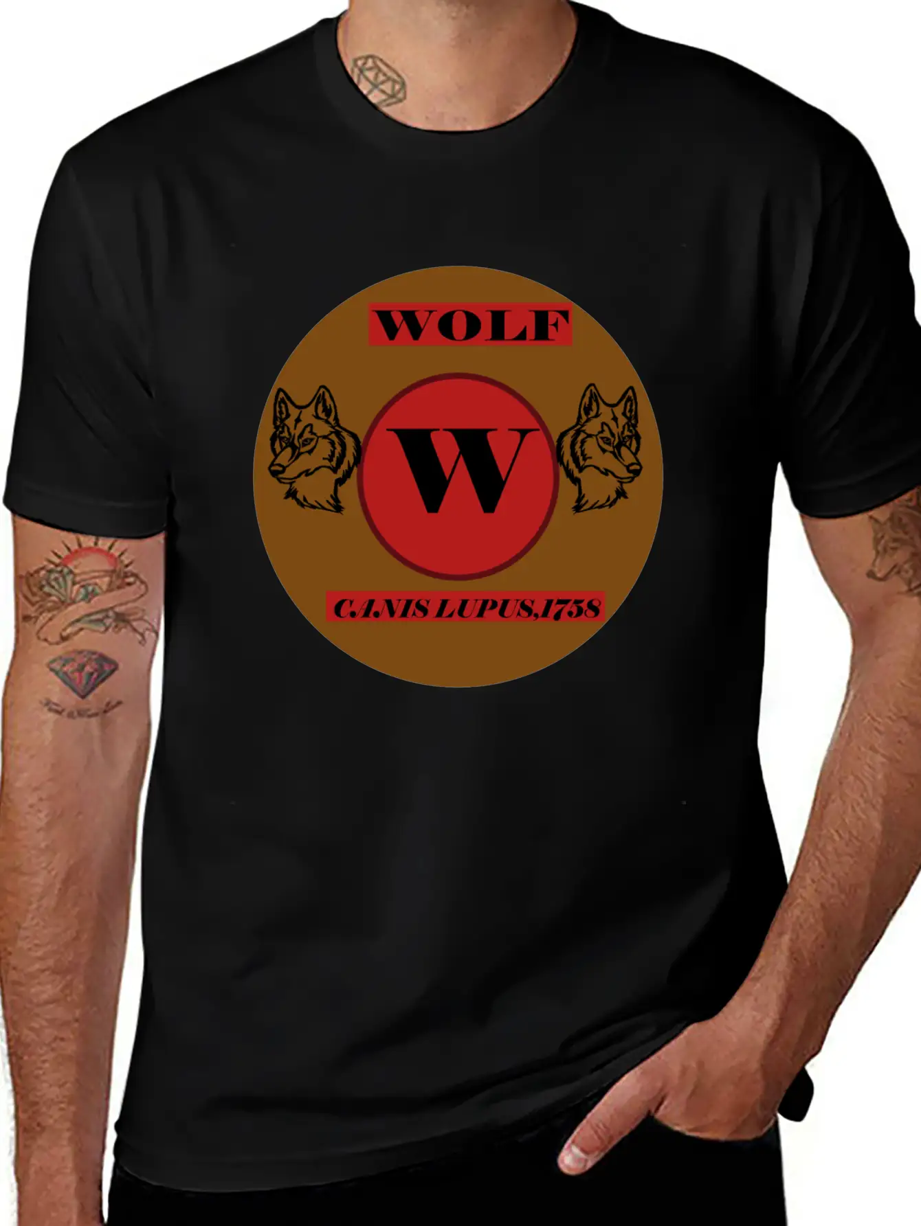 WOLF 1758 Breathable Soft Cotton T-Shirt – Timeless Casual Look