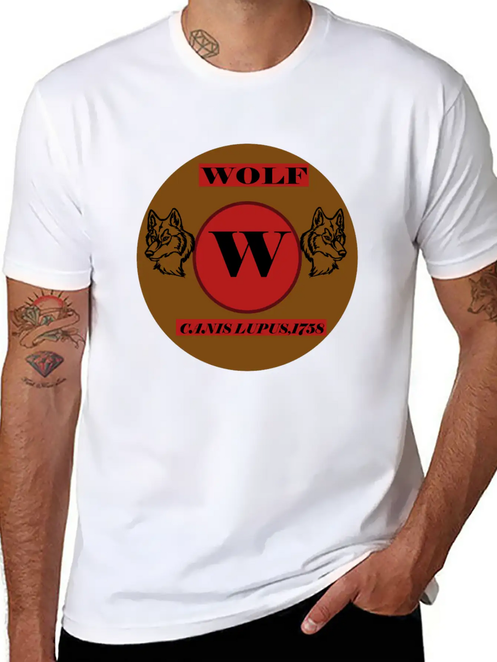 WOLF 1758 Breathable Soft Cotton T-Shirt – Timeless Casual Look