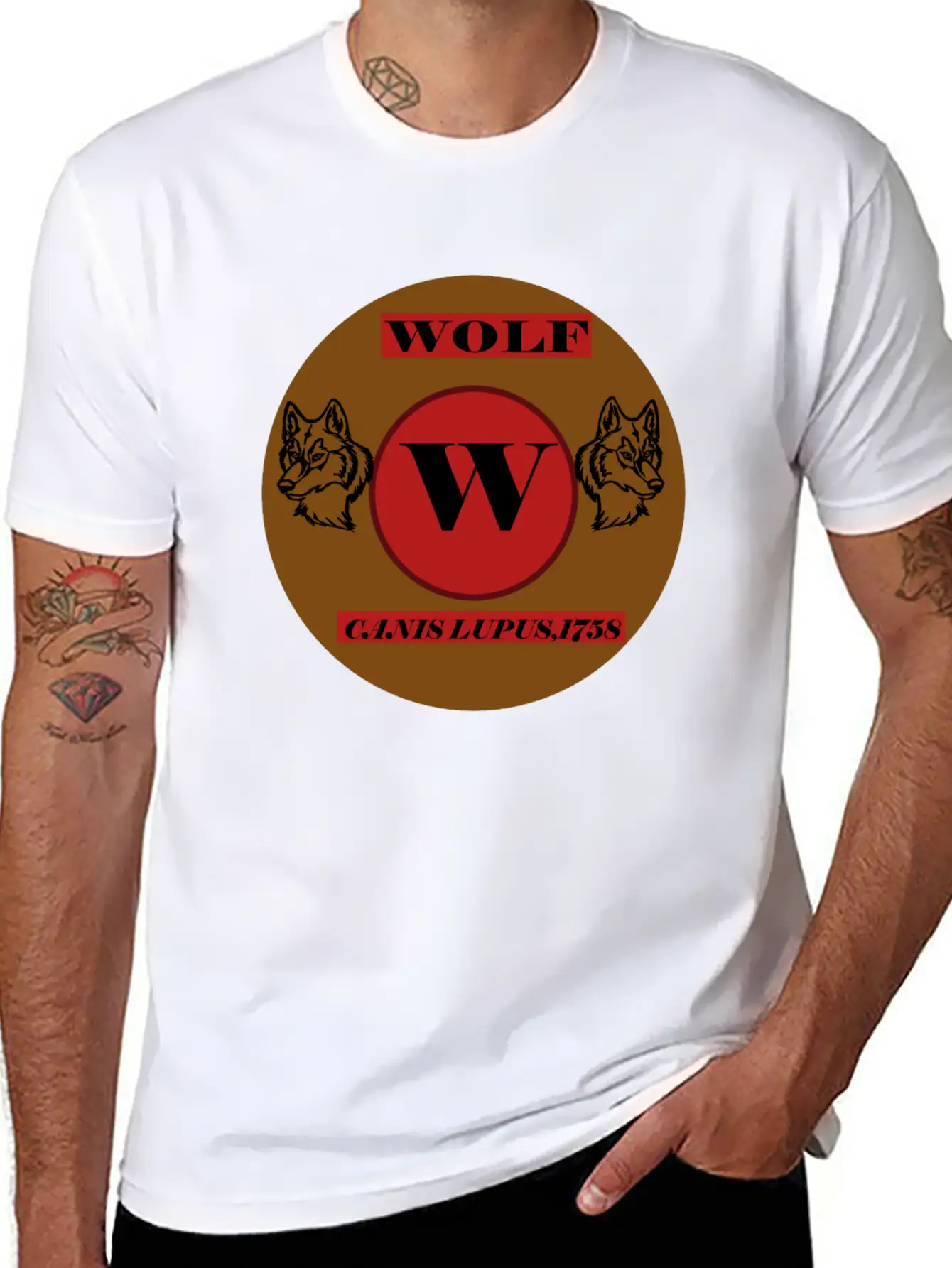 WOLF 1758 Breathable Soft Cotton T-Shirt – Timeless Casual Look