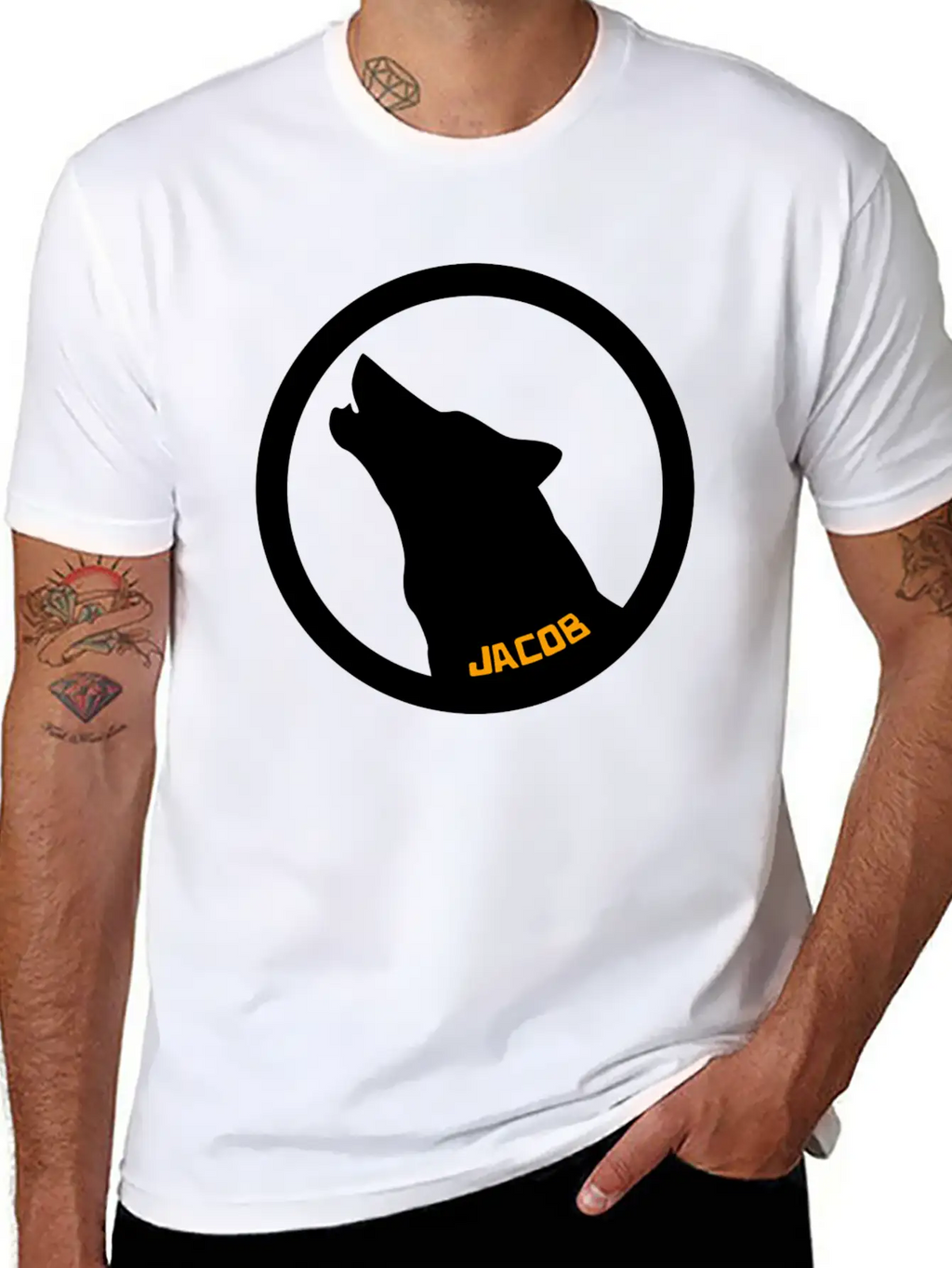 Wolf Basic Graphic T-Shirt – Daily Comfort In Soft Cotton