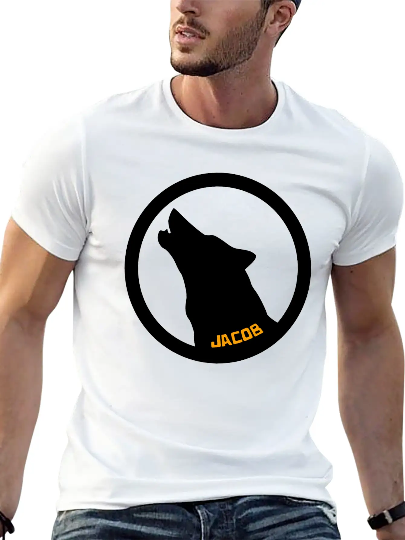 Wolf Basic Graphic T-Shirt – Daily Comfort In Soft Cotton