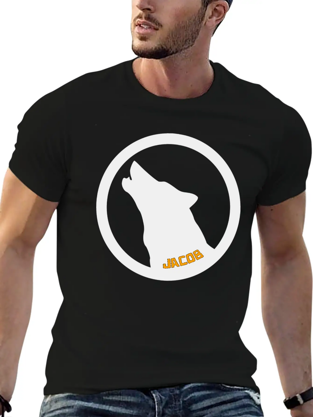 Wolf Basic Graphic T-Shirt – Daily Comfort In Soft Cotton