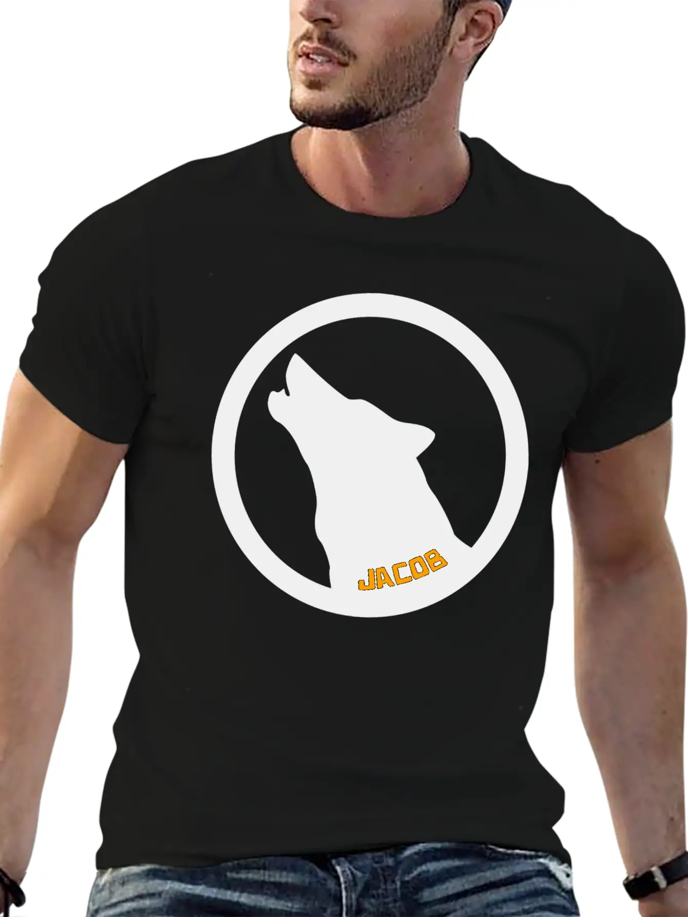 Wolf Basic Graphic T-Shirt – Daily Comfort In Soft Cotton