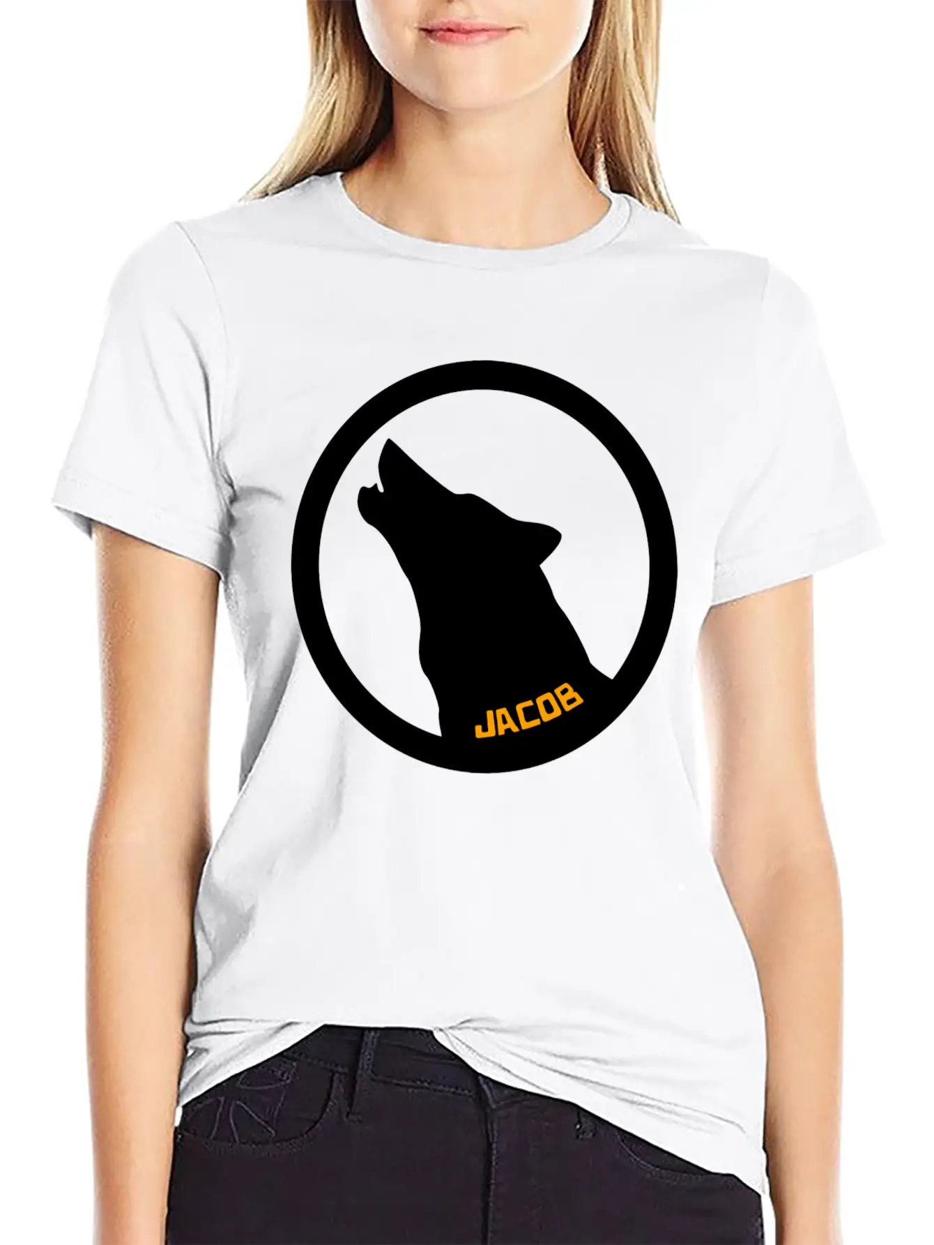 Wolf Basic Graphic T-Shirt – Daily Comfort In Soft Cotton