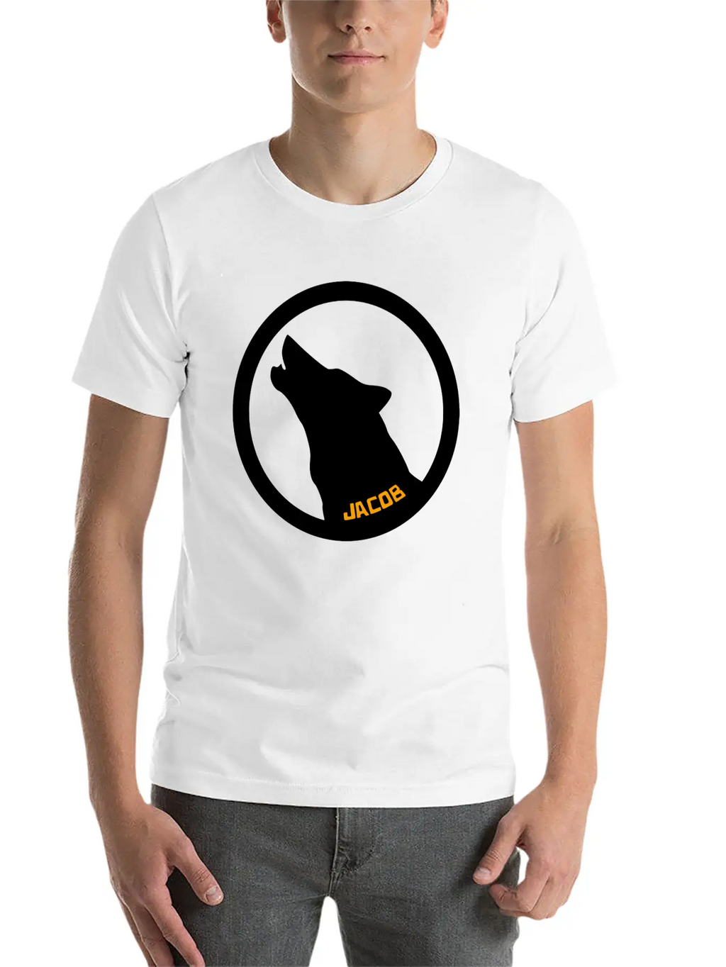 Wolf Basic Graphic T-Shirt – Daily Comfort In Soft Cotton