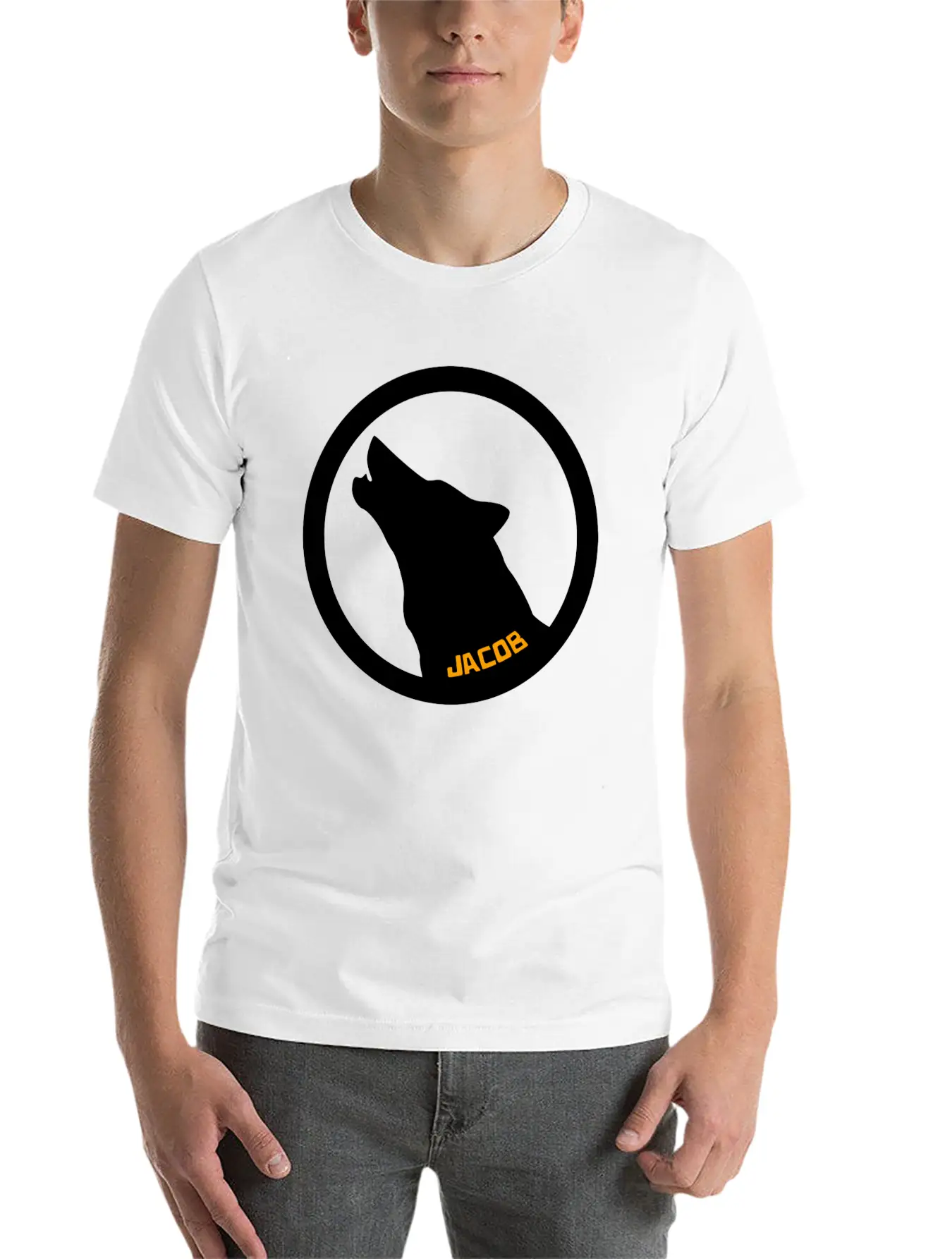 Wolf Basic Graphic T-Shirt – Daily Comfort In Soft Cotton