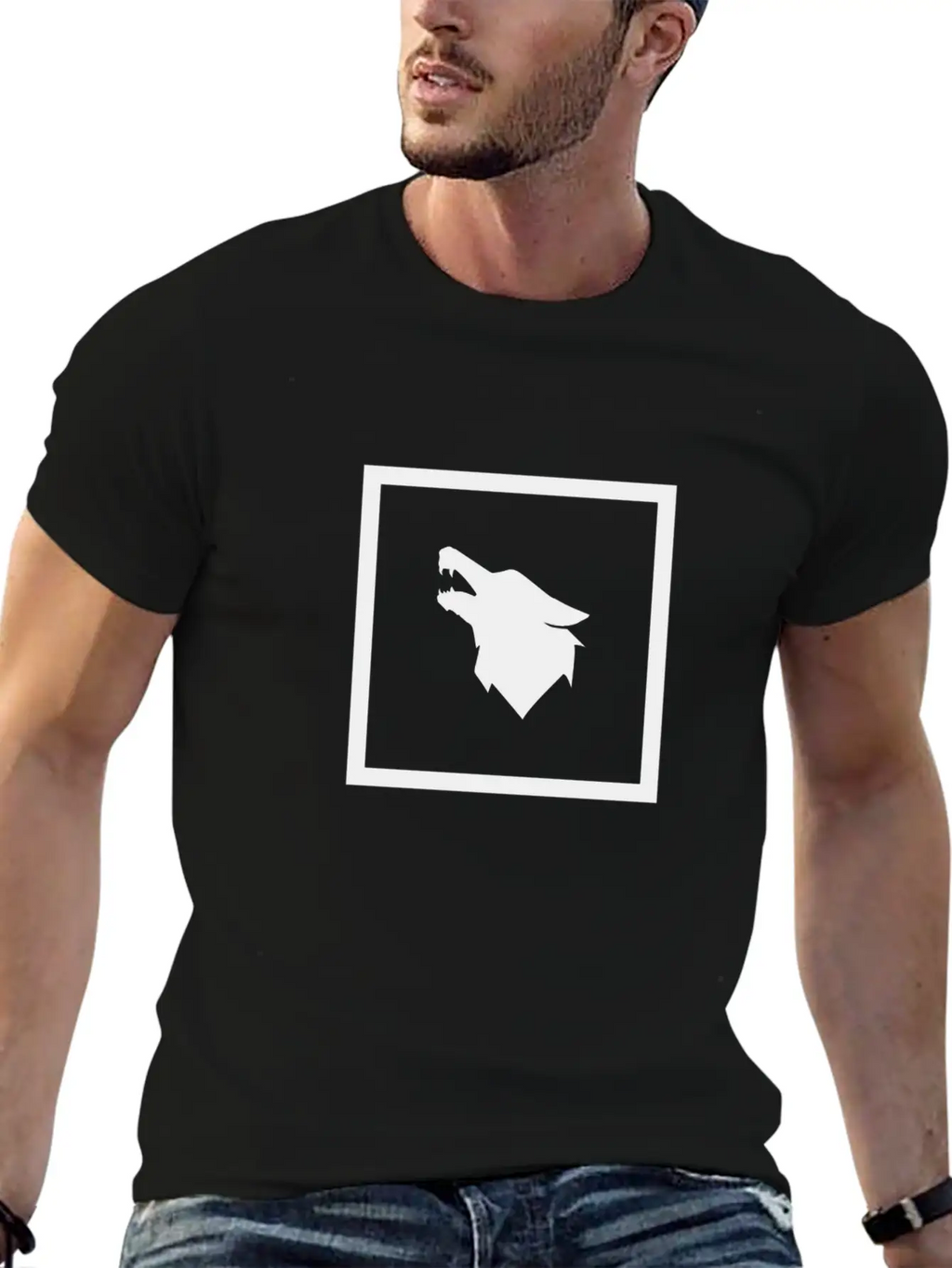 Wolf BoW Breathable Graphic T-Shirt – Perfect For Casual Days