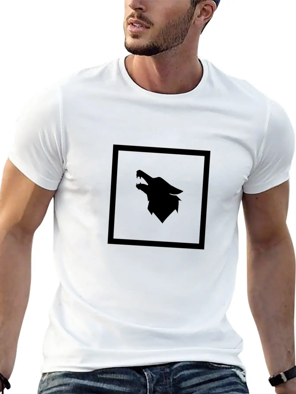 Wolf BoW Breathable Graphic T-Shirt – Perfect For Casual Days